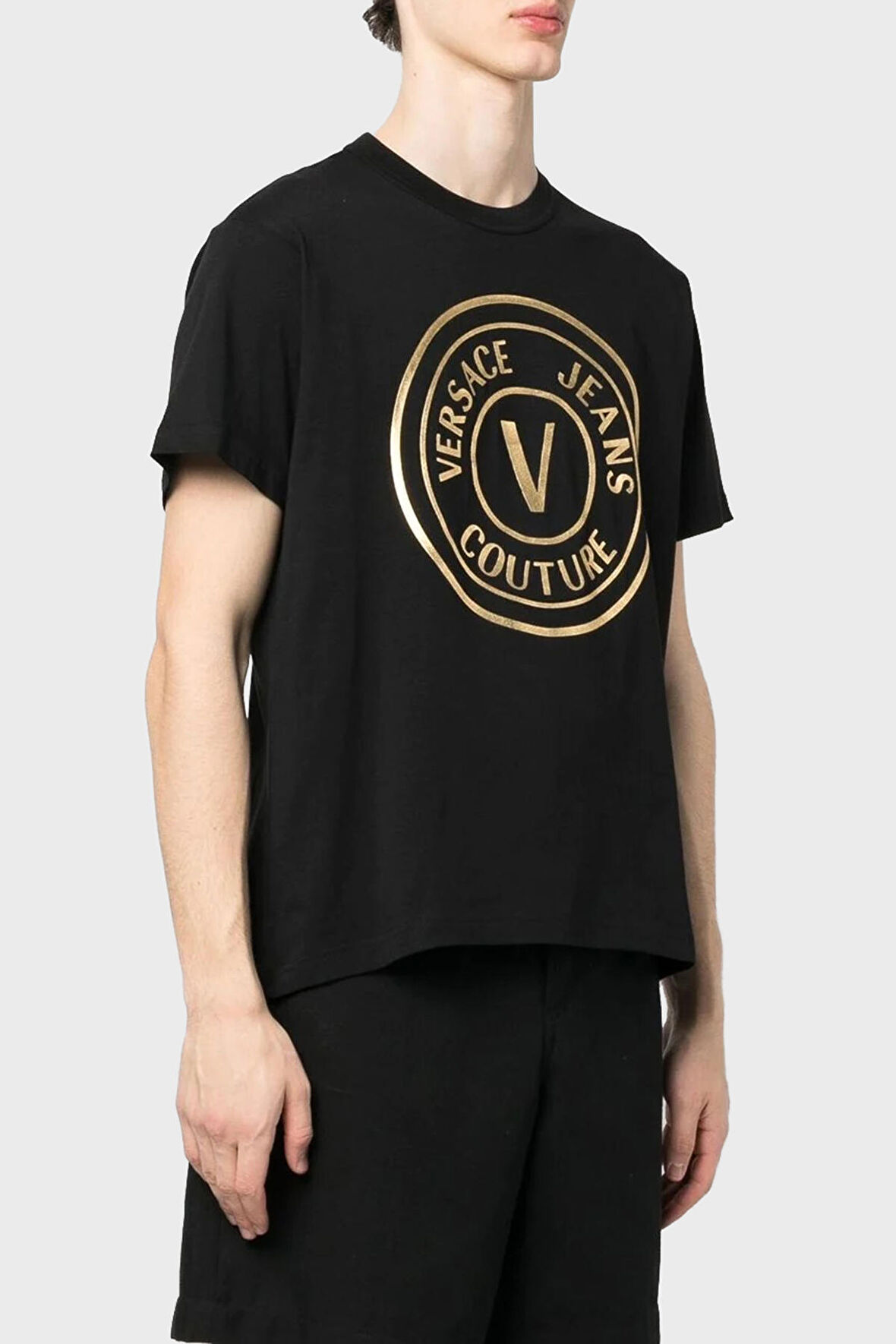 Versace Jeans Couture Erkek T Shirt 74GAHT05 CJ00T G89