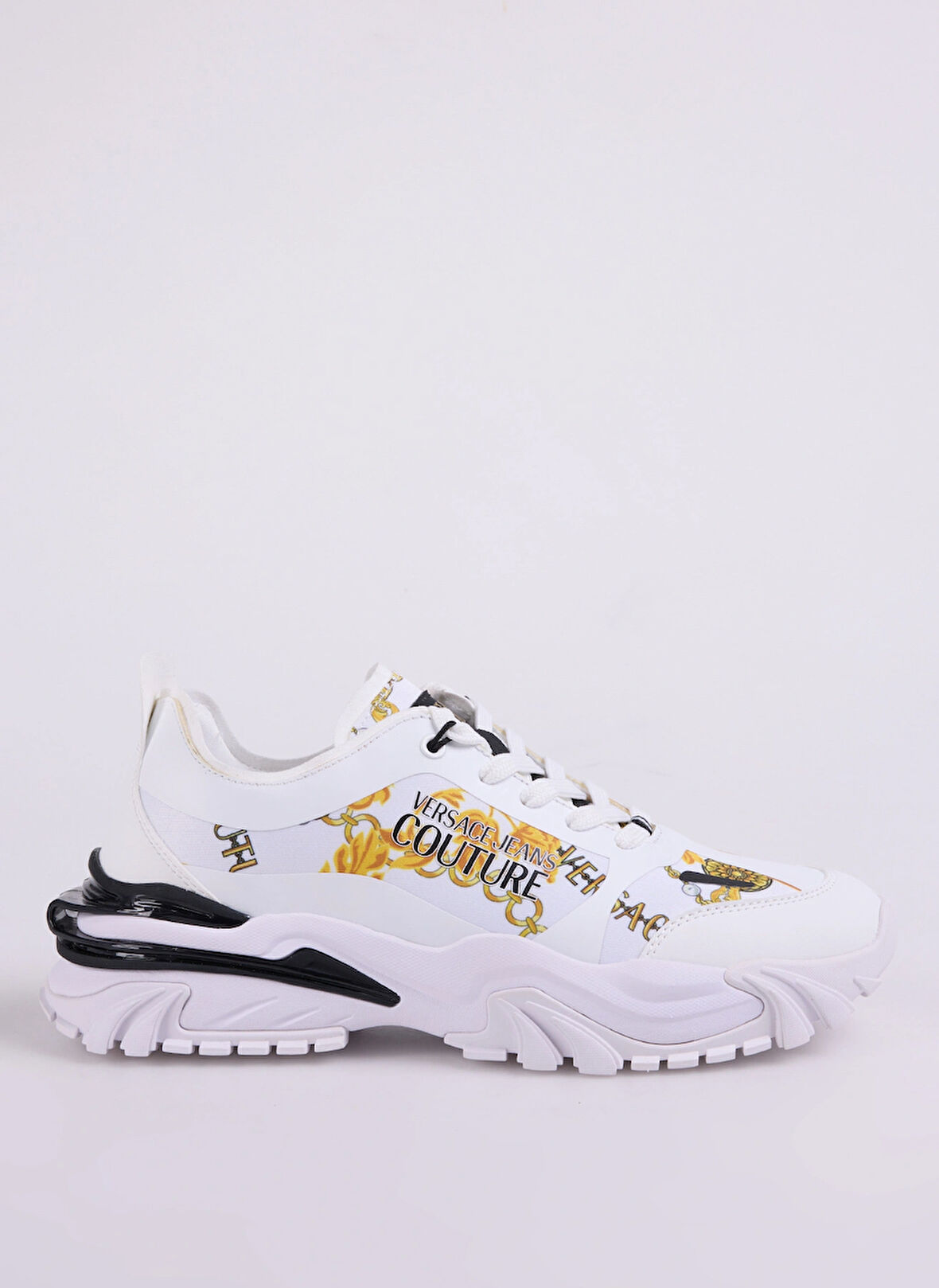 Versace Jeans Couture Beyaz - Altın Erkek Sneaker FONDO NEW TRAIL TREK DIS. 10