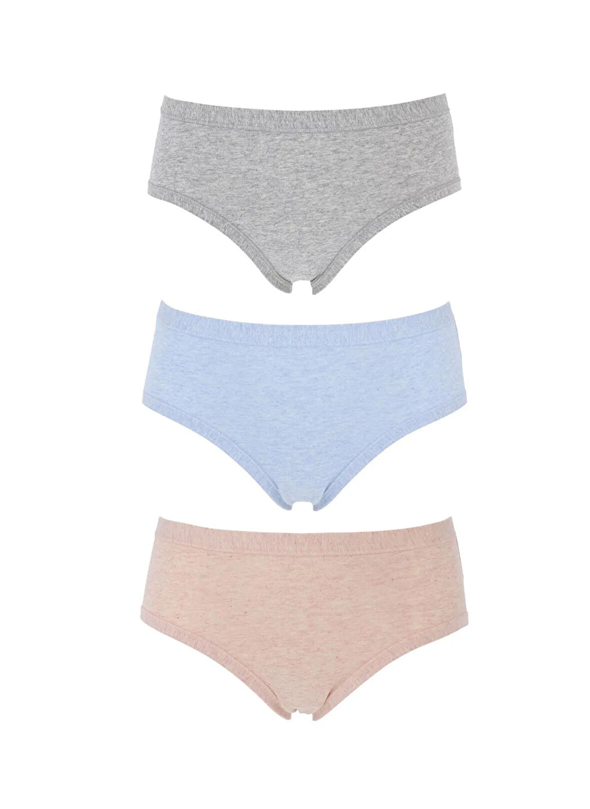 Cotonella Gri - Mavi Kadın Bikini Külot 3363 COT COLORDAY