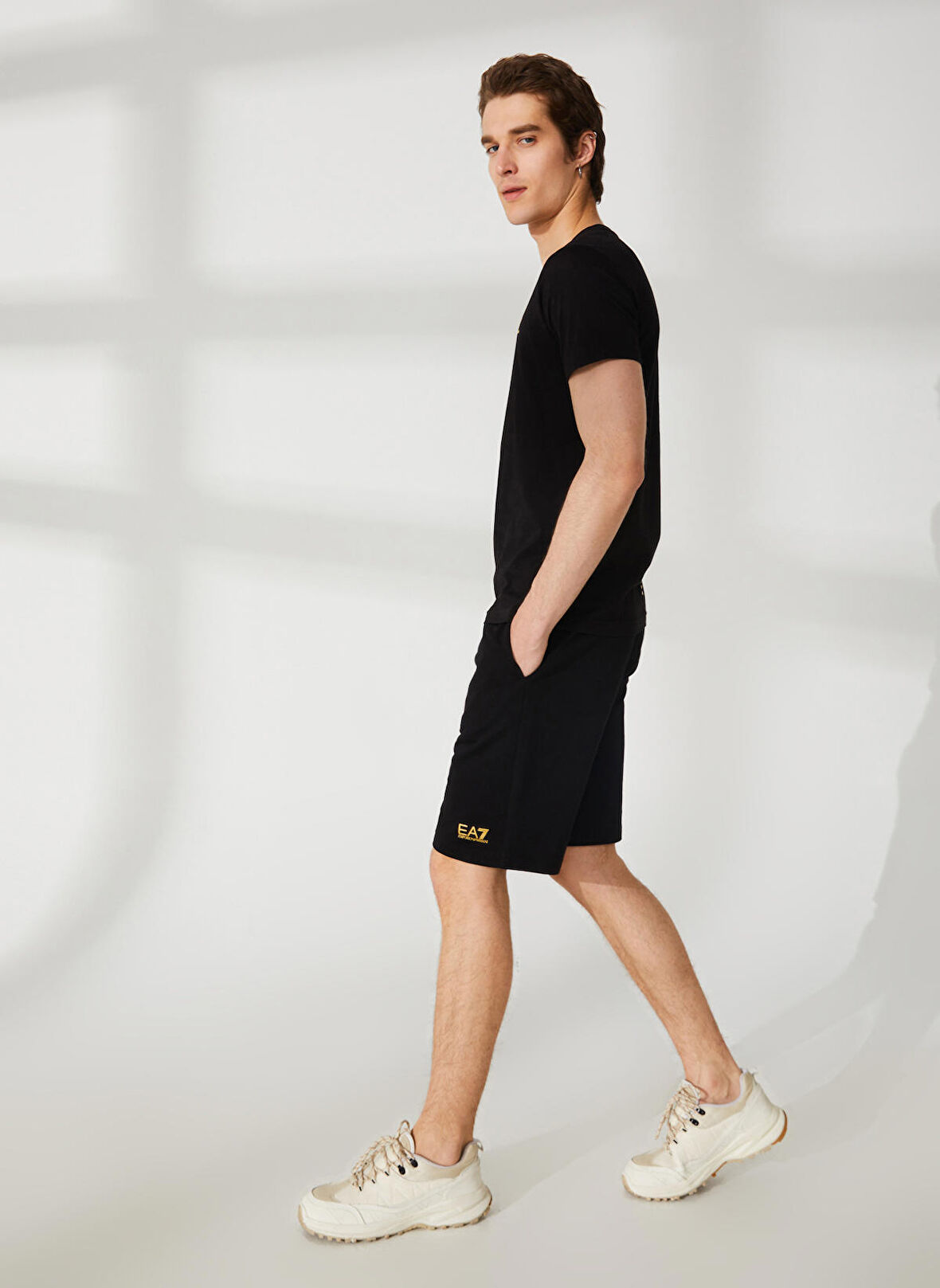 EA7 Siyah Erkek T-Shirt 8NPS02PJ05Z0208