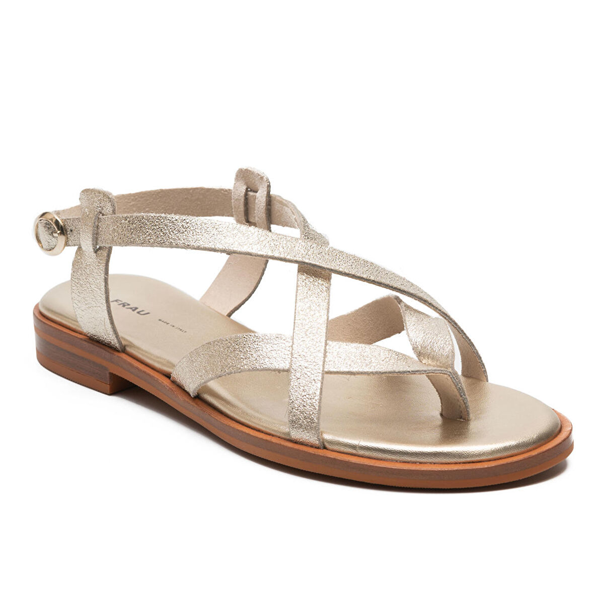 Kadın Sandalet 86X2 Frau LAMINATO-S  Leather Platino