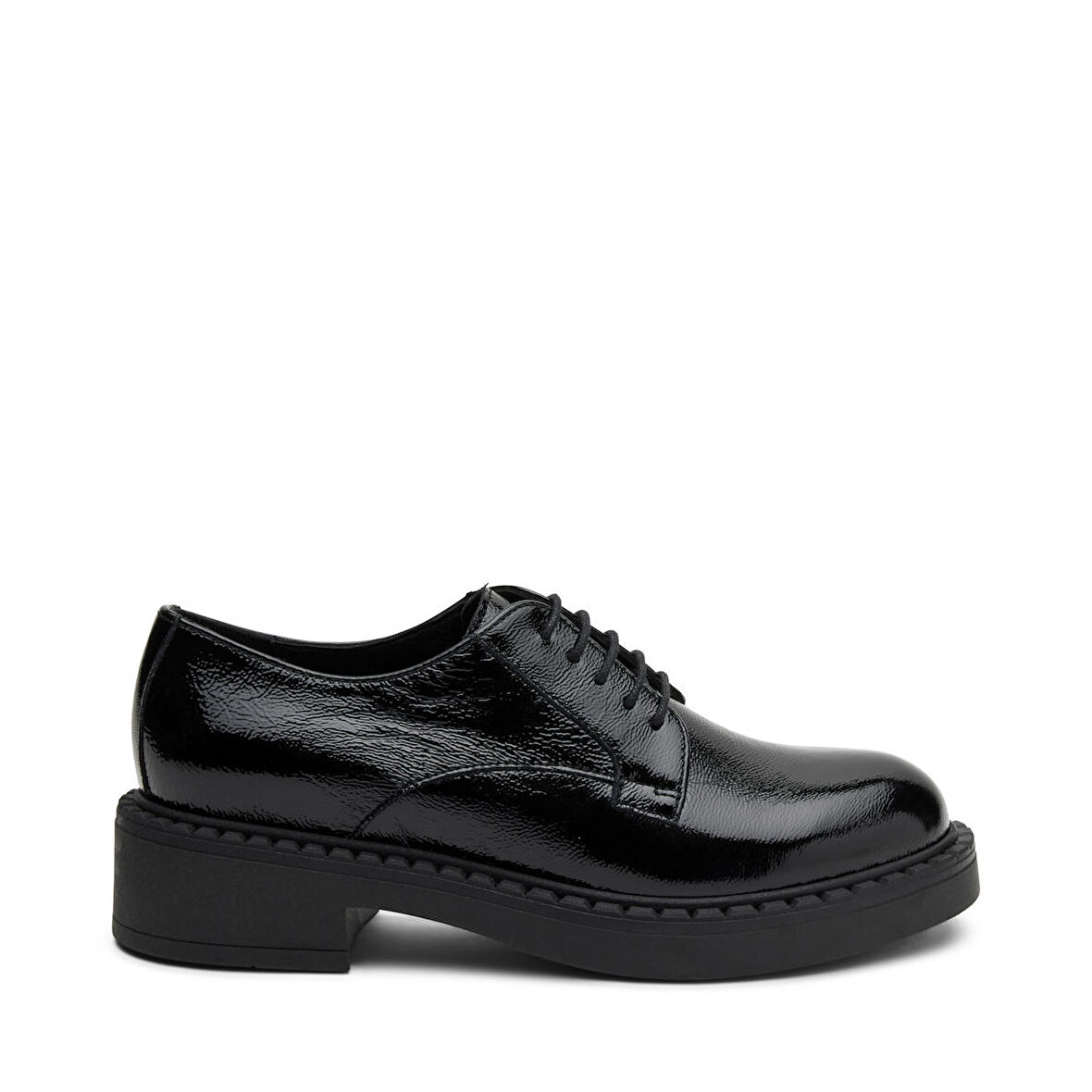 Kadın Oxford/Ayakkabı 97U1 Frau NAPLACK Lace-UP Nero