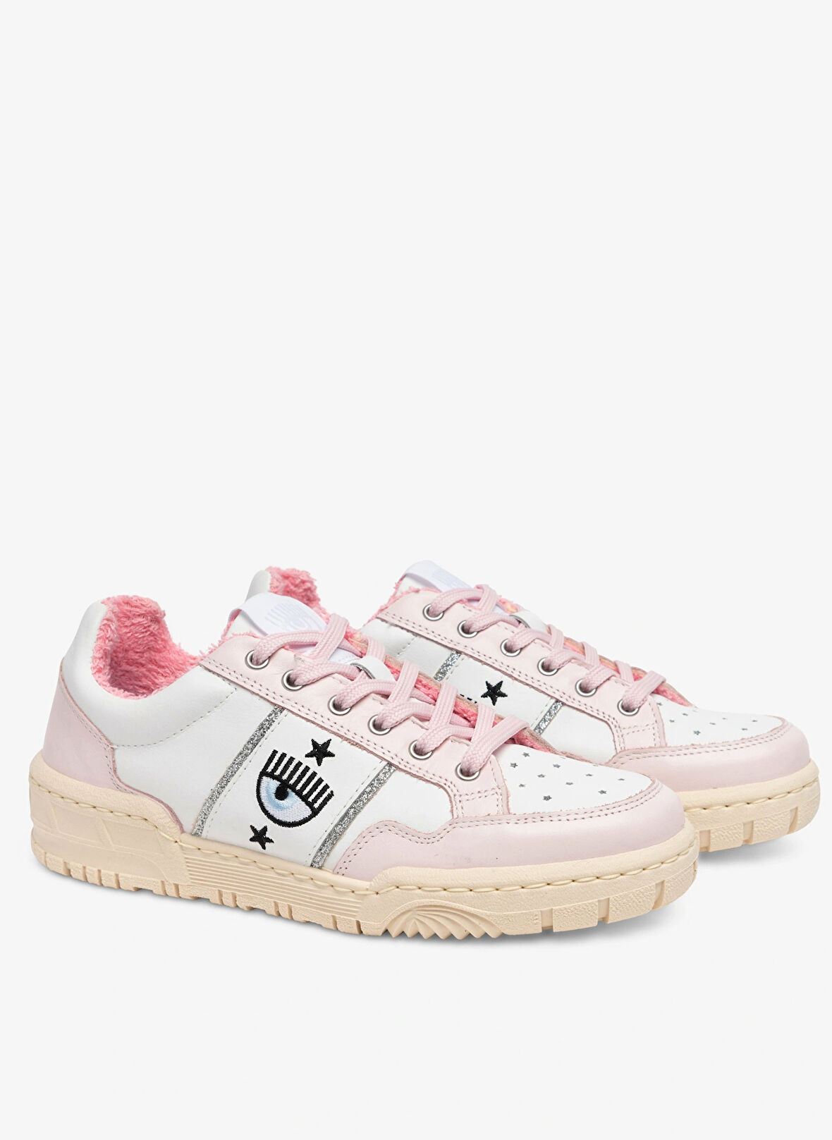 Chiara Ferragni Pembe - Beyaz Kadın Sneaker CF3003_171