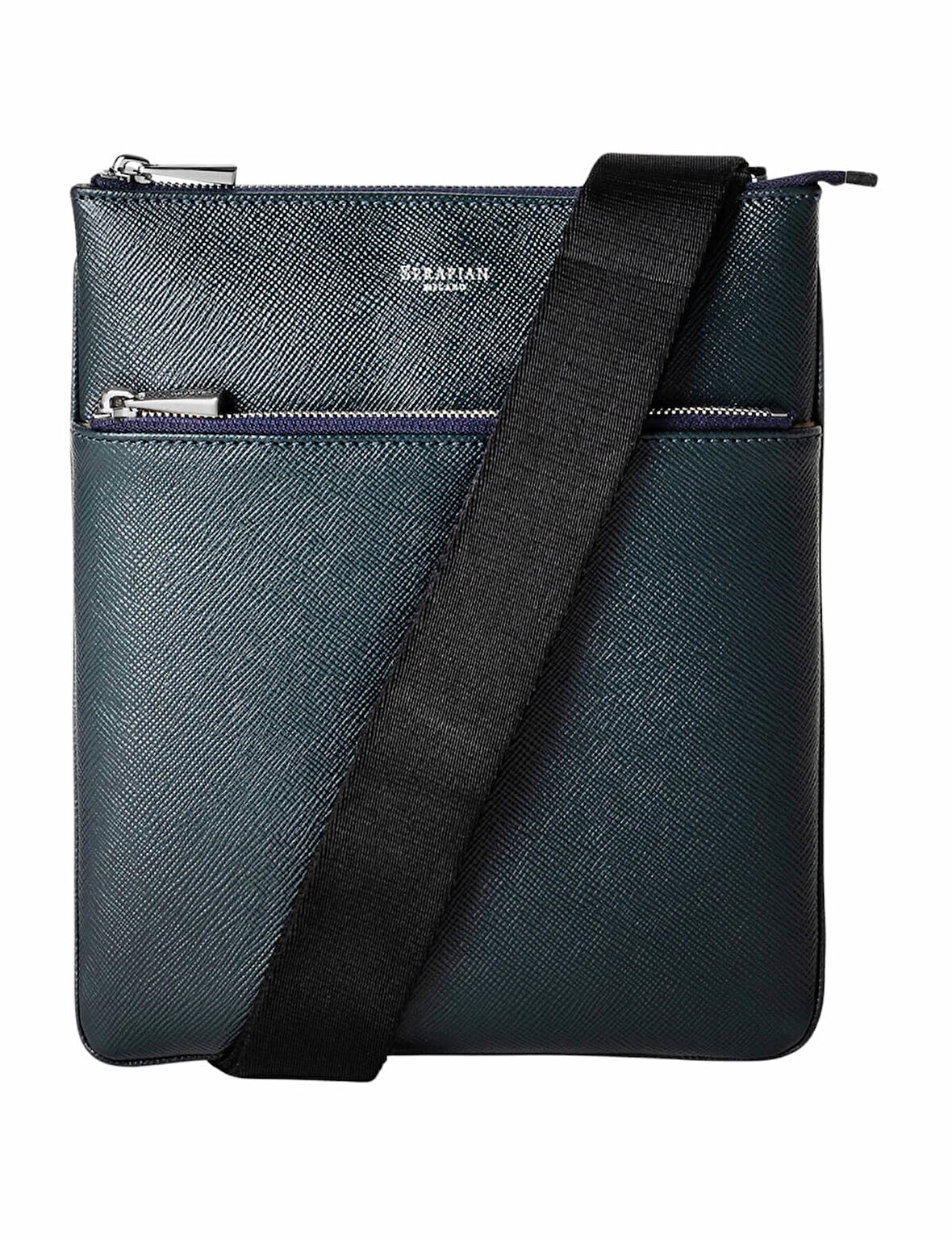 Serapian Evoluzione Deri Flat Askılı Omuz Çantası SREVLMML679423Y021