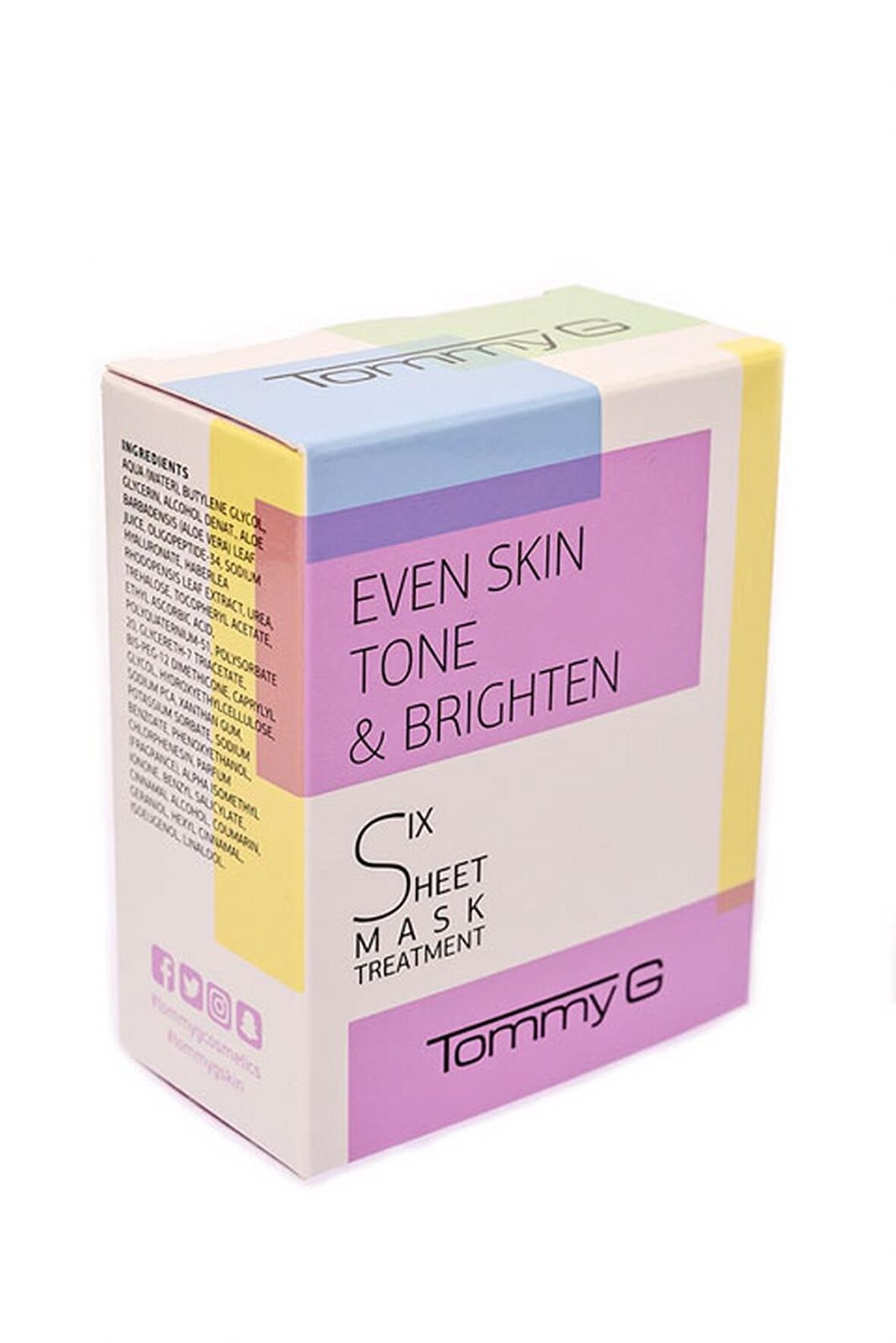 6 SHEET MASK EVEN SKIN TONE & BRİGHTEN TG - 6 'LI MASKE  CİLT TONU VE AYDINLATMA  - TG5SX-EVE-F15