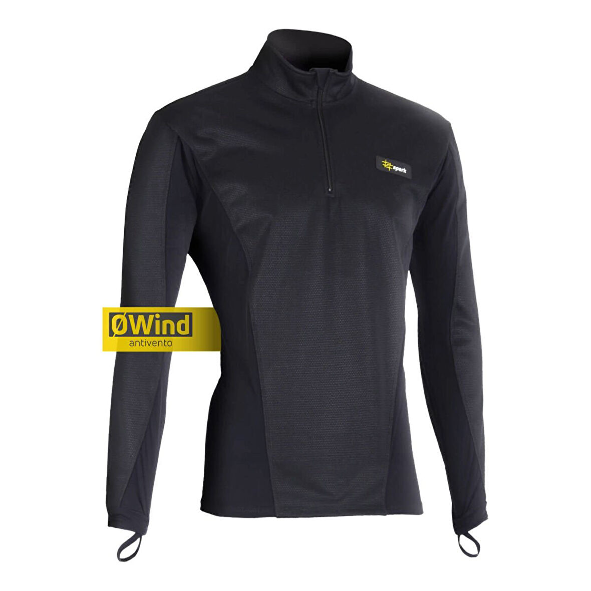 Spark Stivy MAW1 Rüzgar Geçirmez Üst İçlik Siyah