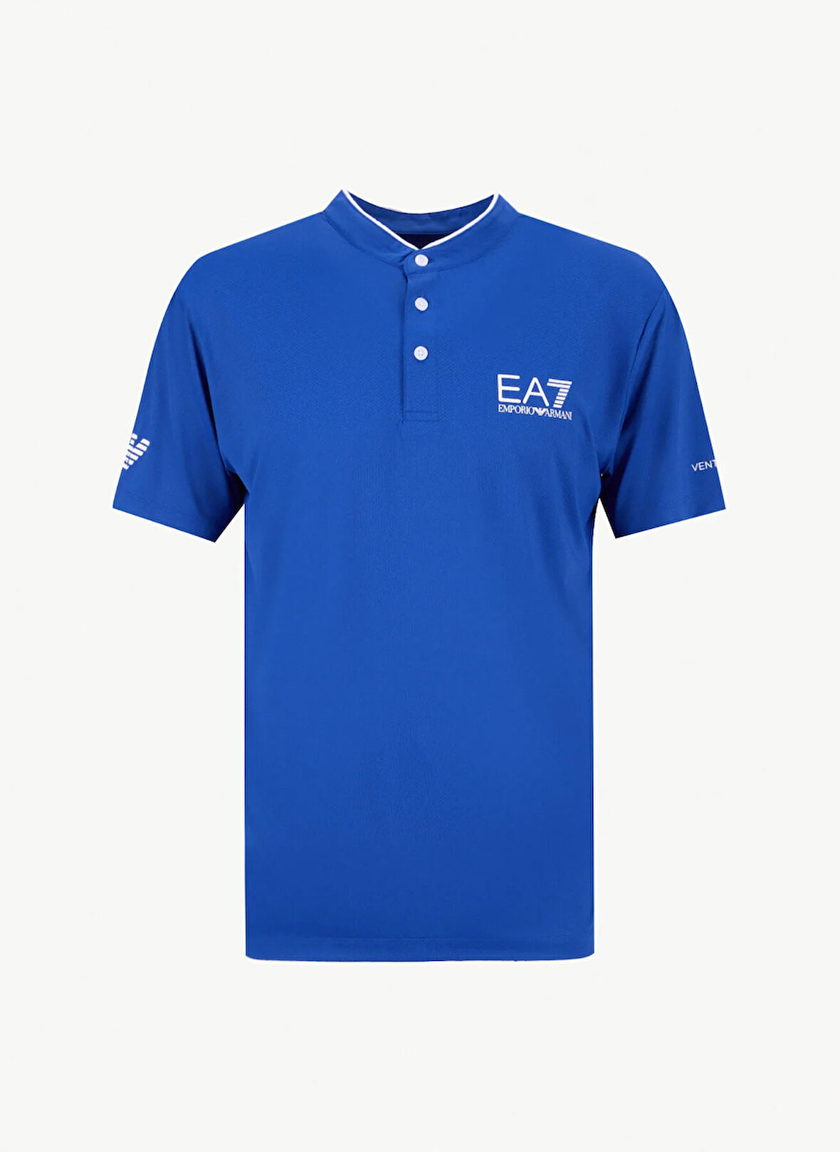 EA7 Bisiklet Yaka Mavi Erkek T-Shirt MULTI-SPORT SERAFINO