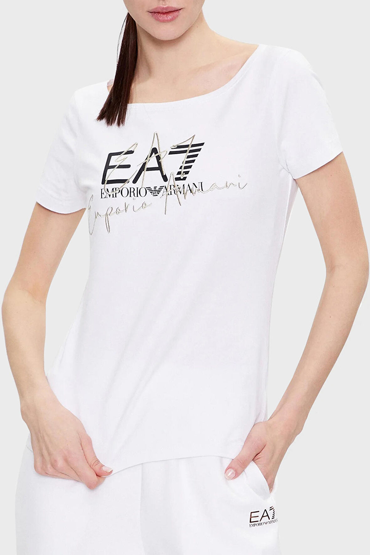 Ea7 Bayan T Shirt 3RTT30 TJDLZ 1100