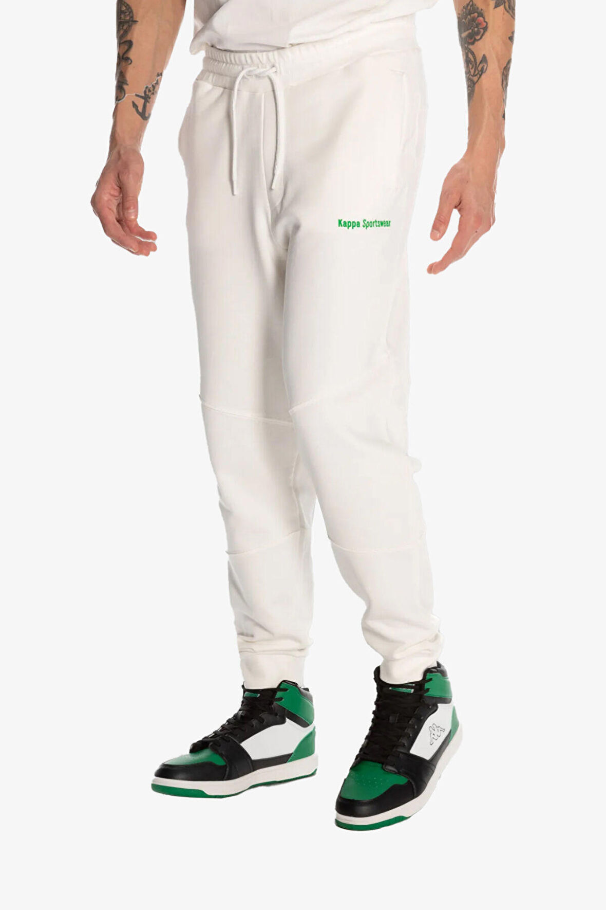 Kappa Authentic Hunter Erkek Beyaz Eşofman Altı 371S8DW-001