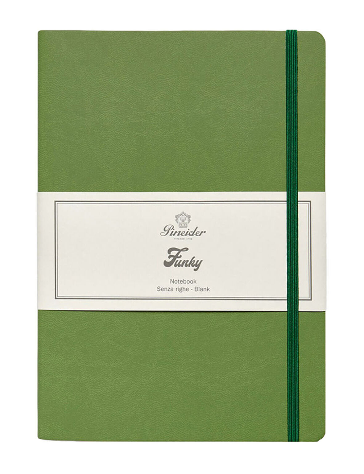 Pineider Defter Funky 14,5x21 cm LeafYeşil CNLL003M617