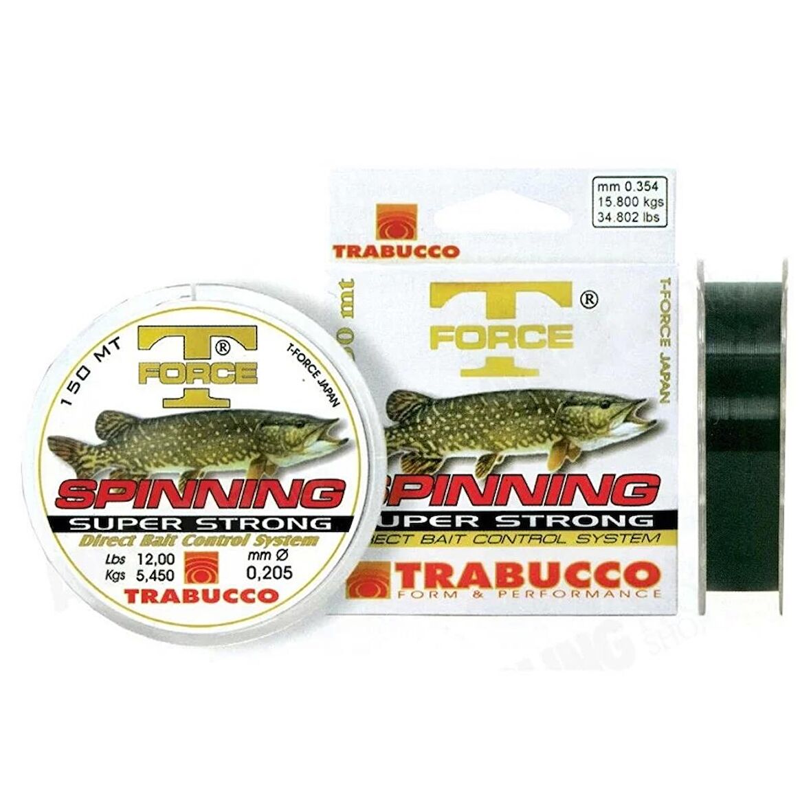 Trabucco T-Force Spinning Pike Serisi 150m K.Yeşil Misina - 0.22MM