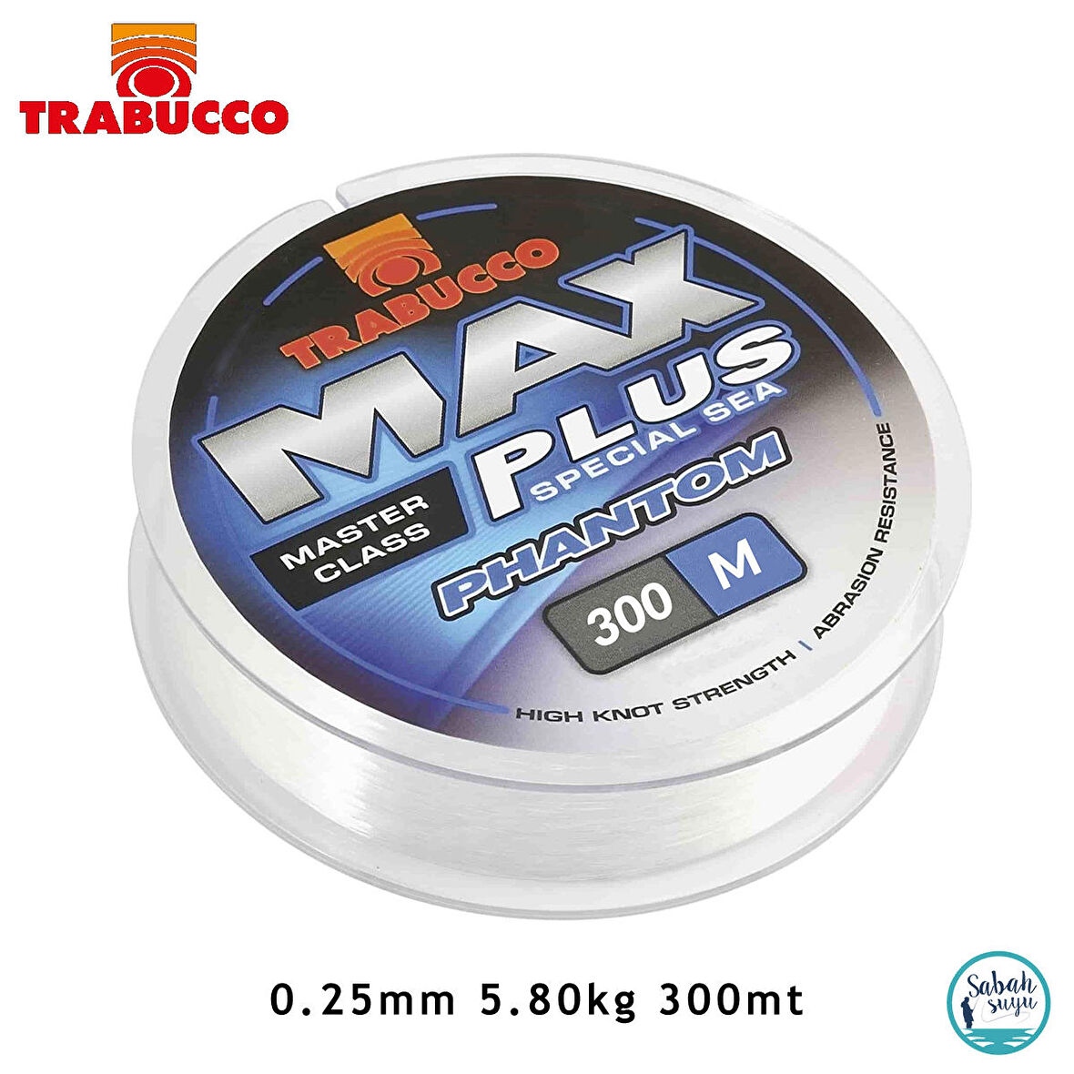 Trabucco Max Plus Phantom Mono Misina 0.25mm 5.80kg. 300mt.