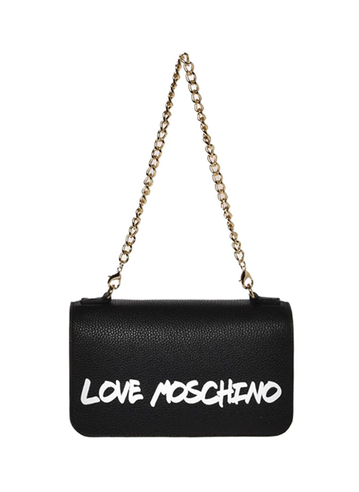 Love Moschino Siyah Kadın 16x24x6 cm Omuz Çantası JC4254PP0HK1300A