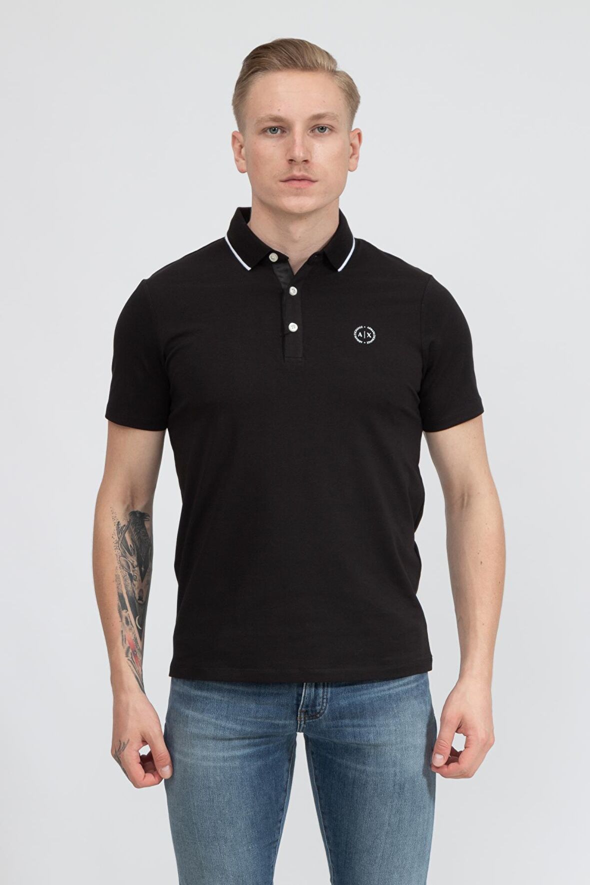 Armani Exchange Erkek Polo Yaka T-Shirt