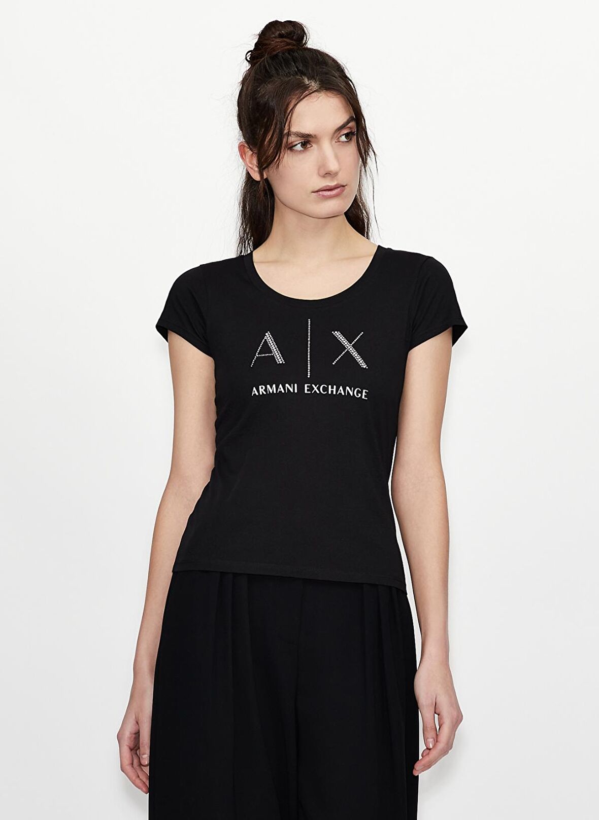 Armani Exchange T-Shirt, S, Siyah