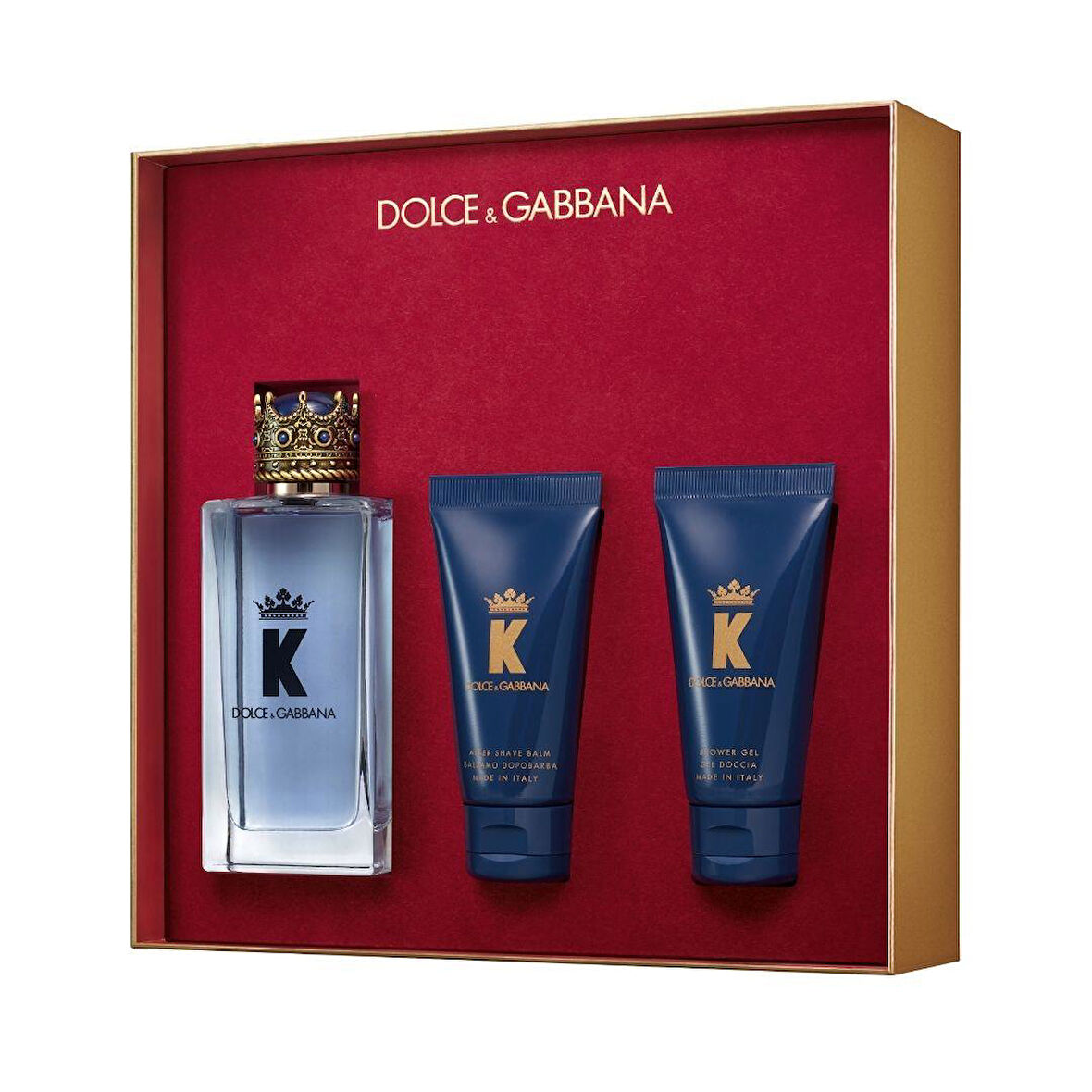 Dolce Gabbana K Edt 100 Ml + Shower Gel 50 Ml + After Shave Balm 50 Ml