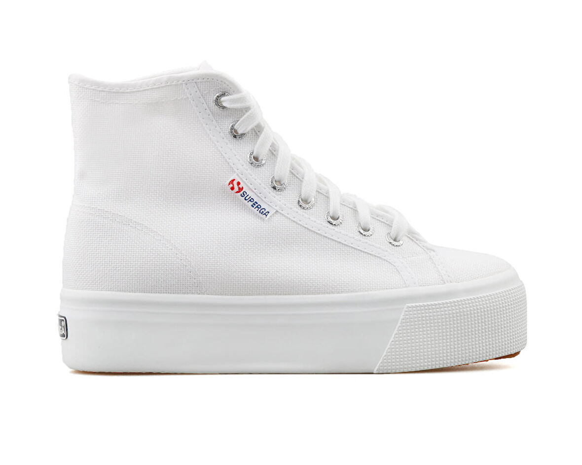 Superga 2708 Hi Top Kadın Günlük Ayakkabı S41273W-901-SP Beyaz