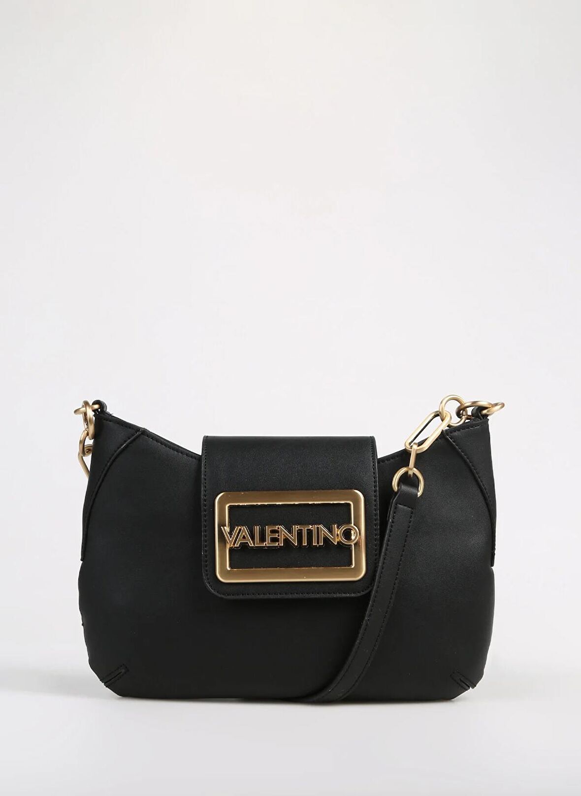 Valentino Siyah Kadın 30,5x30,5x21 cm Omuz Çantası VBS7R102550