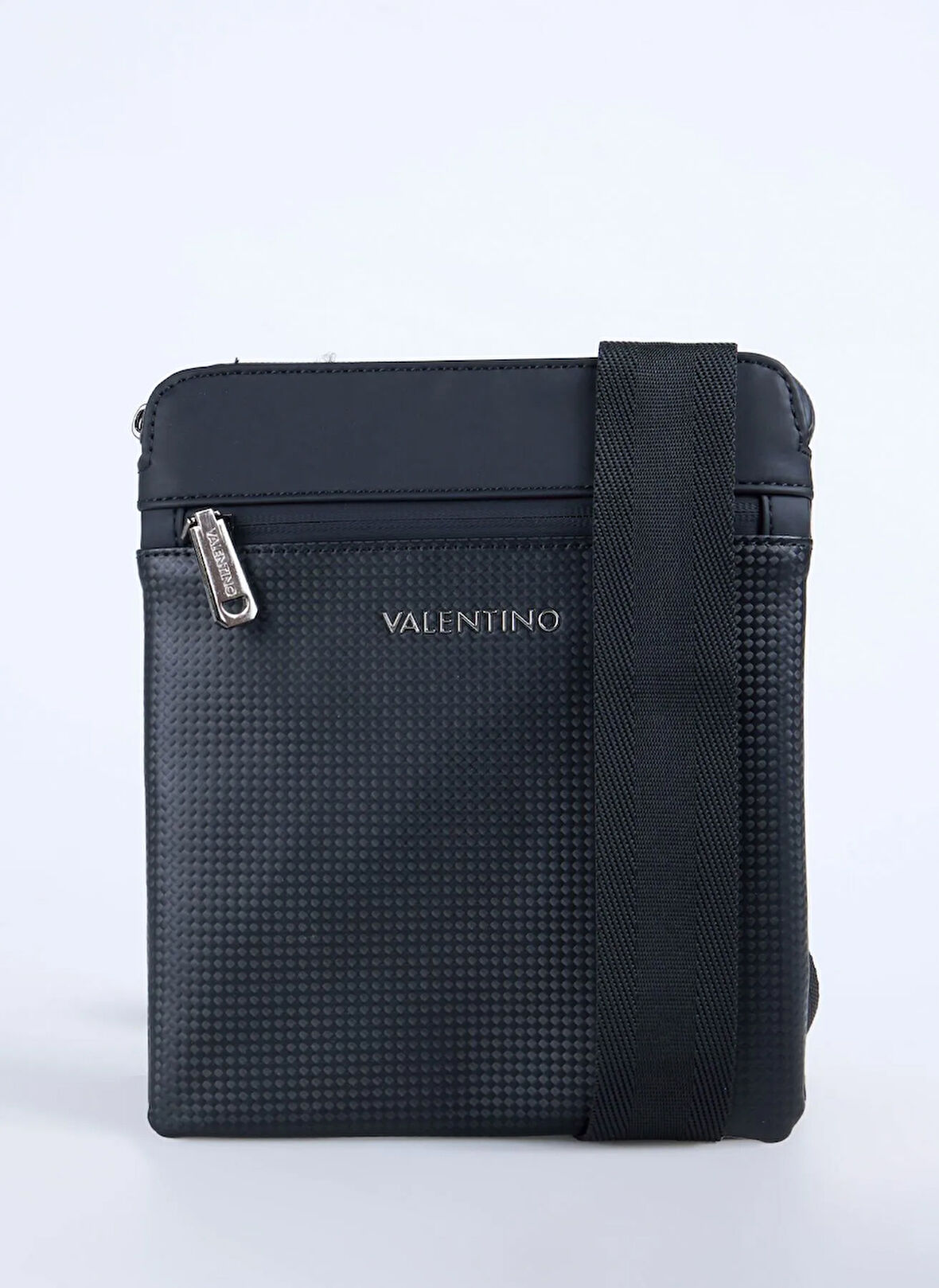 Valentino Siyah Erkek Postacı Çantası COSMOS