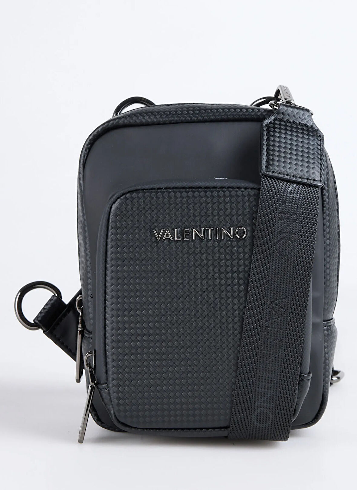Valentino Siyah Erkek Postacı Çantası COSMOS
