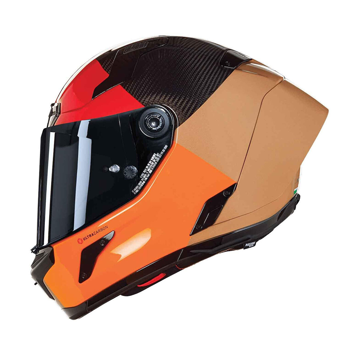 Nolan X-804 RS Blocco 349 Karbon Kapalı Kask