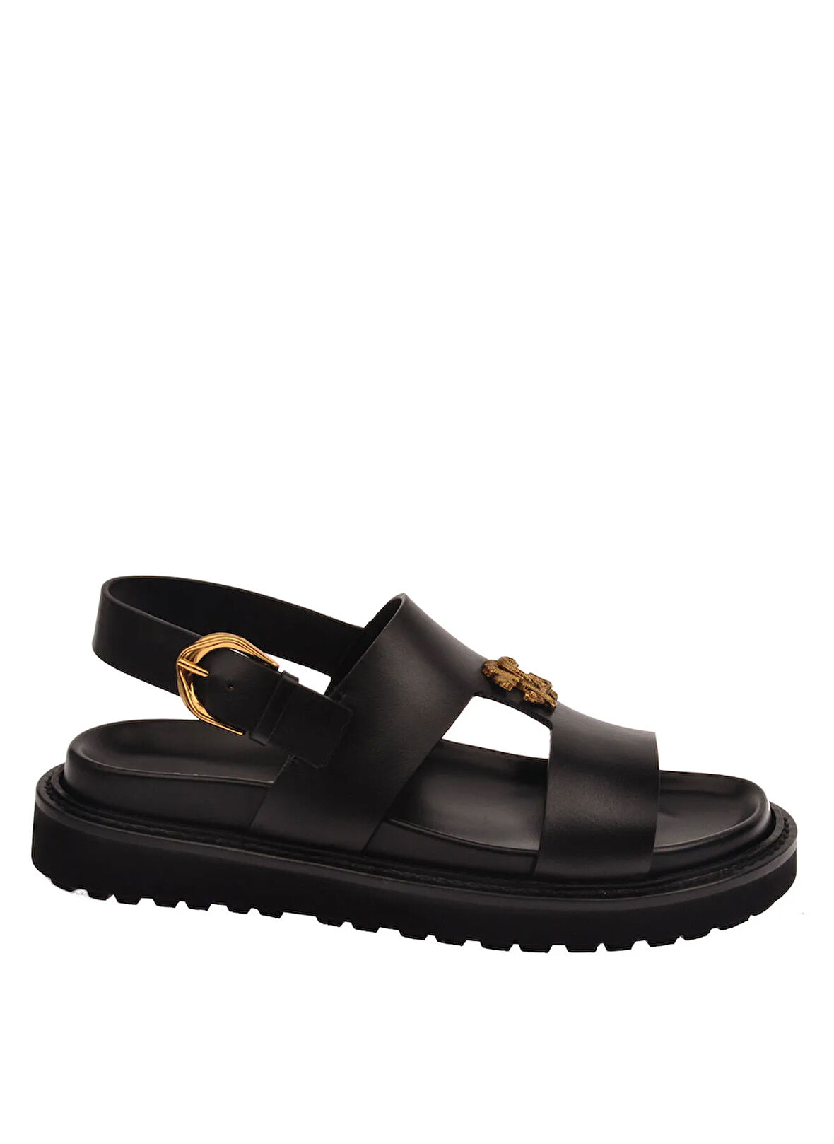 Roberto Cavalli Deri Siyah Sandalet 27735
