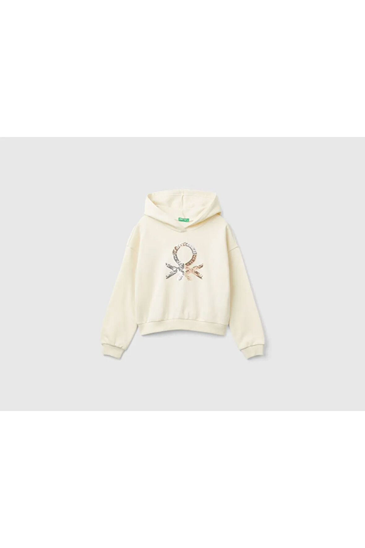 United Colors Of Benetton Kadın / Kız Ekru Sweatshırt (Model Kodu: 39M2C203W )