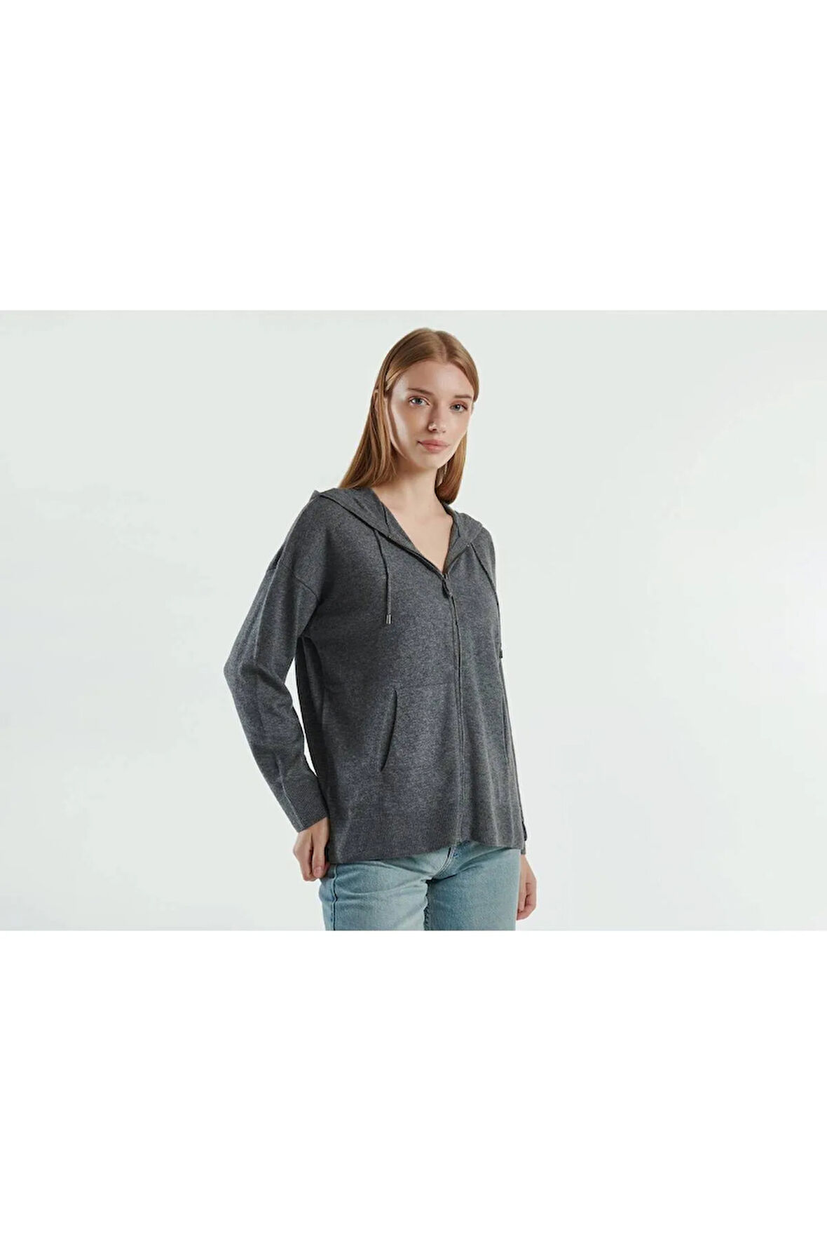 United Colors Of Benetton Kadın / Kız Gri Eşofman Üstü (Model Kodu: 124A1035D5006 )