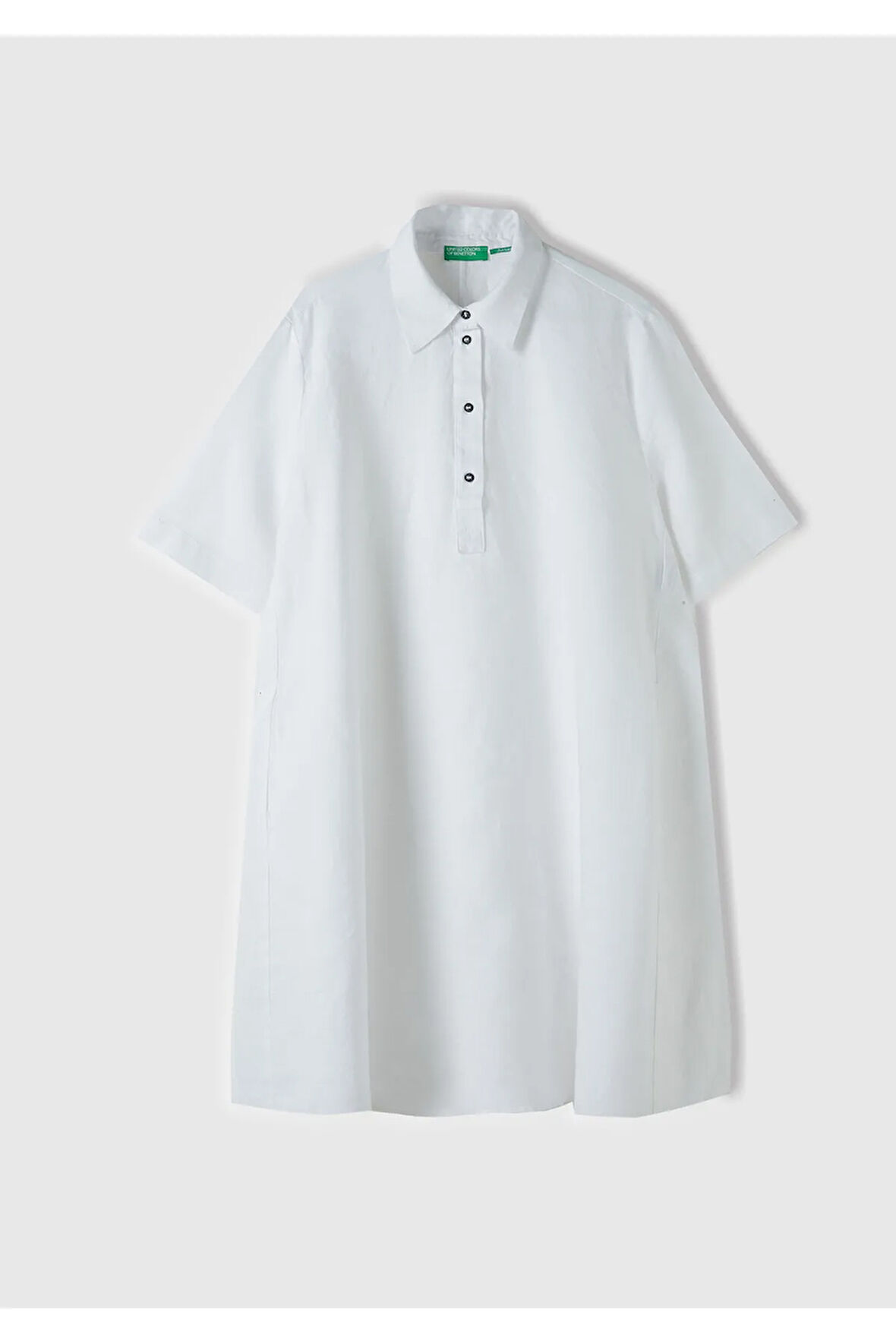 United Colors Of Benetton Kadın / Kız Beyaz Elbise (Model Kodu: 124P4Aghdv099 )