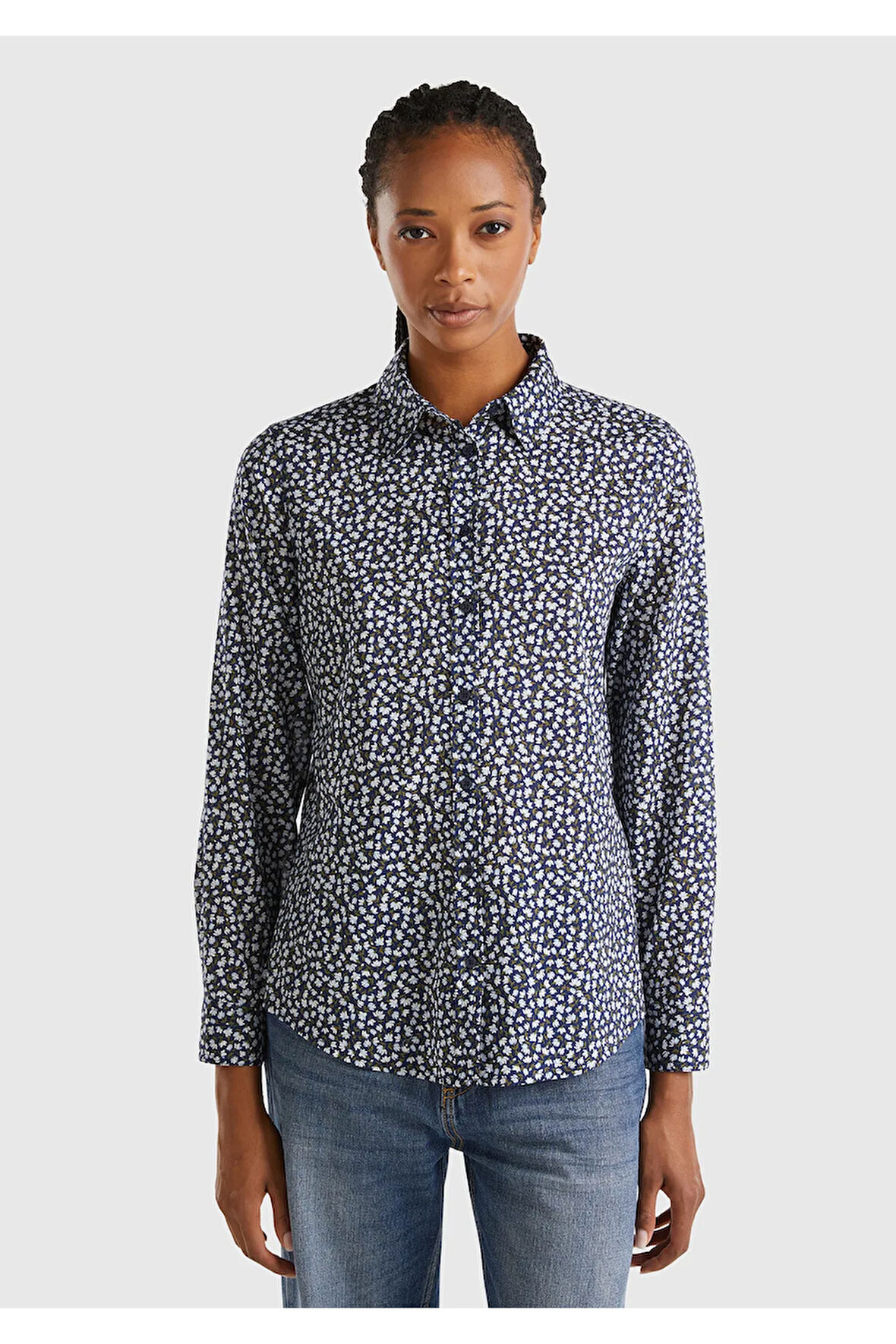 United Colors Of Benetton Kadın / Kız Kırmızı Gömlek (Model Kodu: 124A5Oa95Q8U4 )