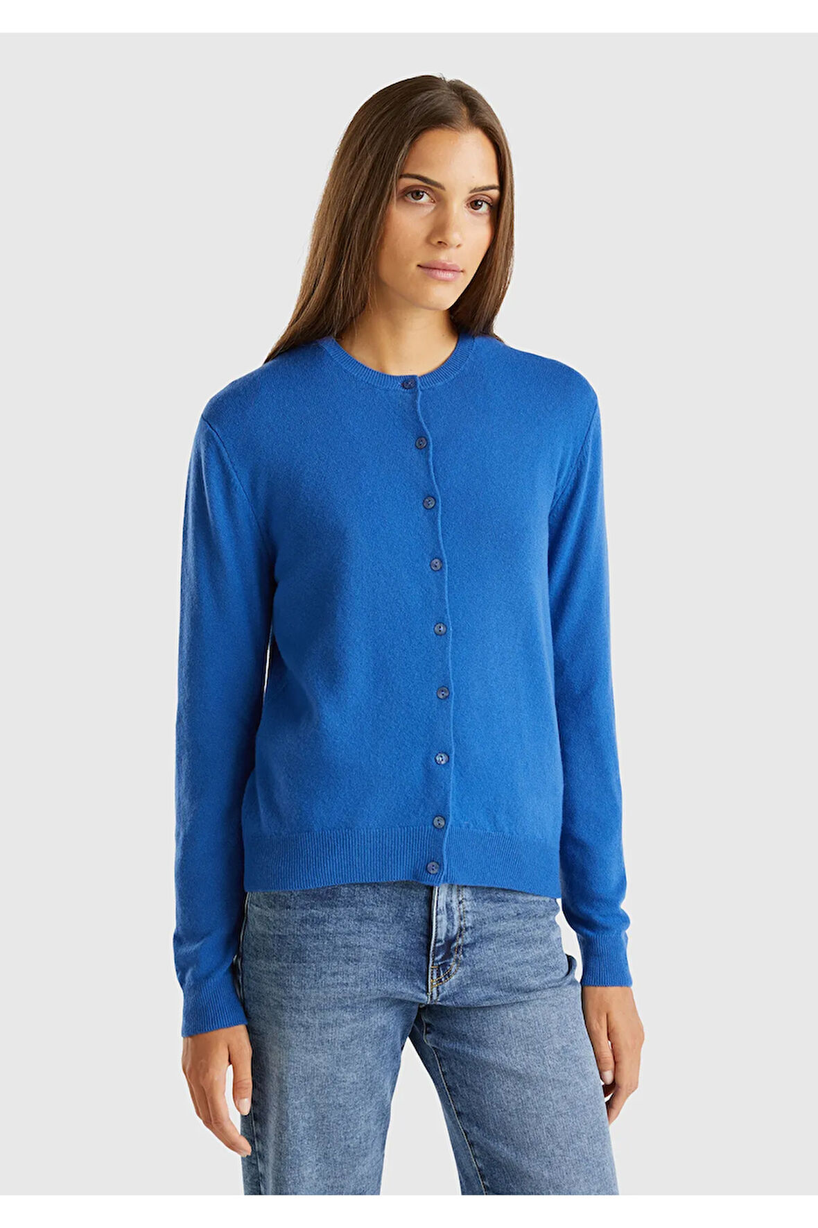United Colors Of Benetton Kadın / Kız Mavi Hırka (Model Kodu: 124A1002D5485 )