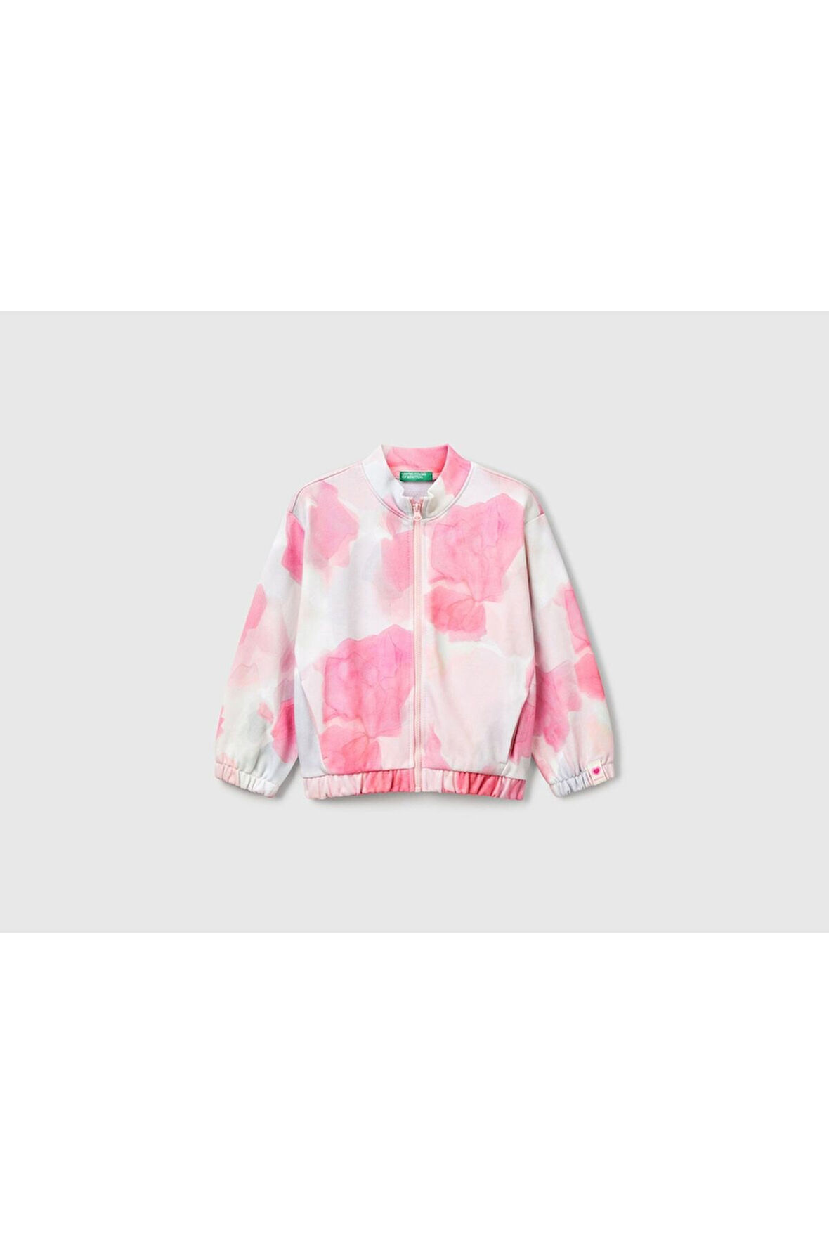 Benetton-Bg Kız Bebek Batik Sweatshırt