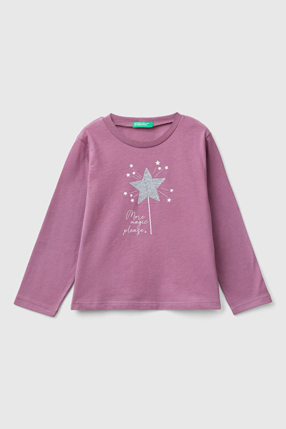 Kız Bebek Uzun T-Shirt - Mor | 12-18AY