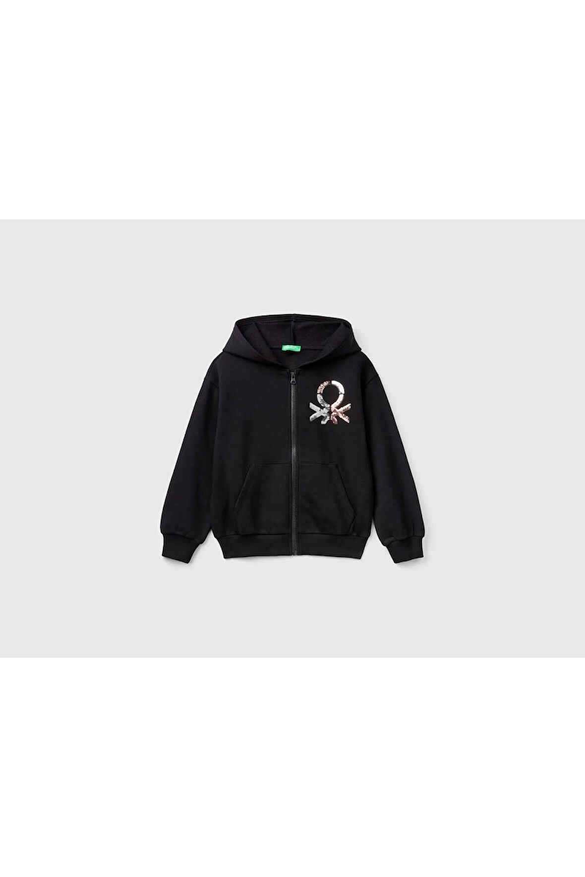 United Colors Of Benetton Kadın / Kız Siyah Sweatshırt (Model Kodu: 39M2C504F )