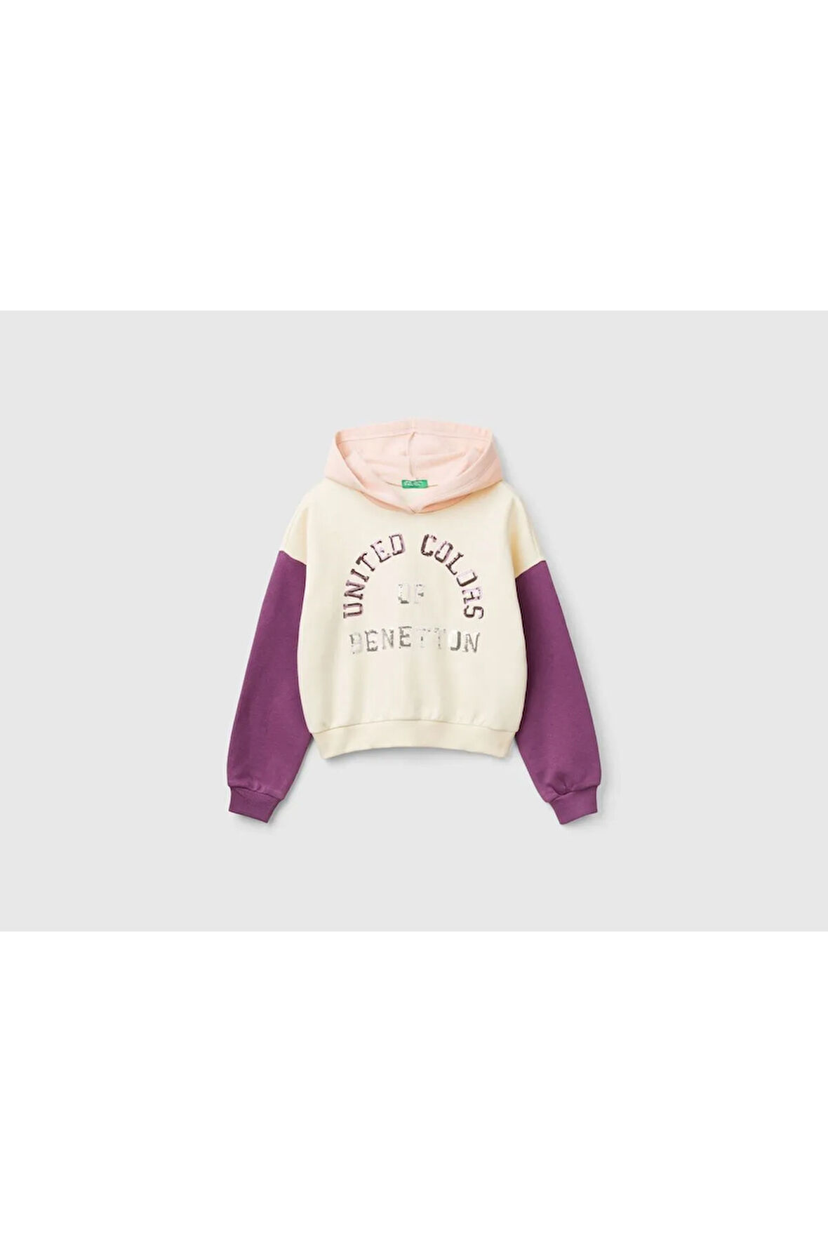 United Colors Of Benetton Kadın / Kız Ekru Sweatshırt (Model Kodu: 39M2C203W )