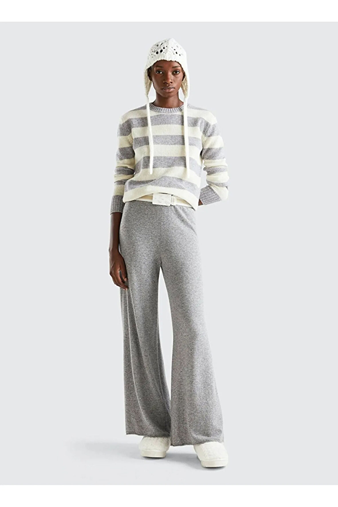 United Colors Of Benetton Kadın / Kız Gri Kazak (Model Kodu: 103Me107E )
