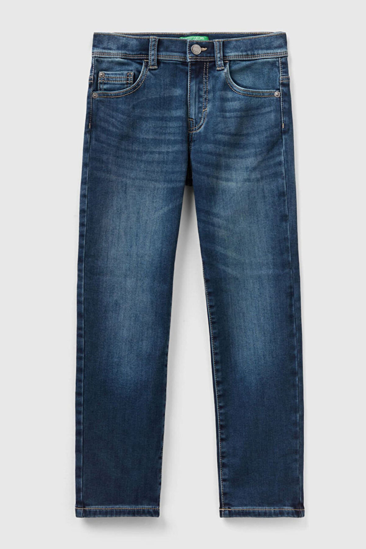 Erkek Çocuk Denim Pantolon - Mavi | 10-11