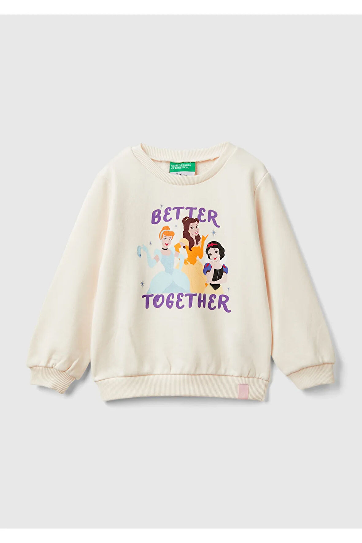 United Colors Of Benetton Kadın / Kız Ekru Sweatshırt (Model Kodu: 3J68G10H7 )
