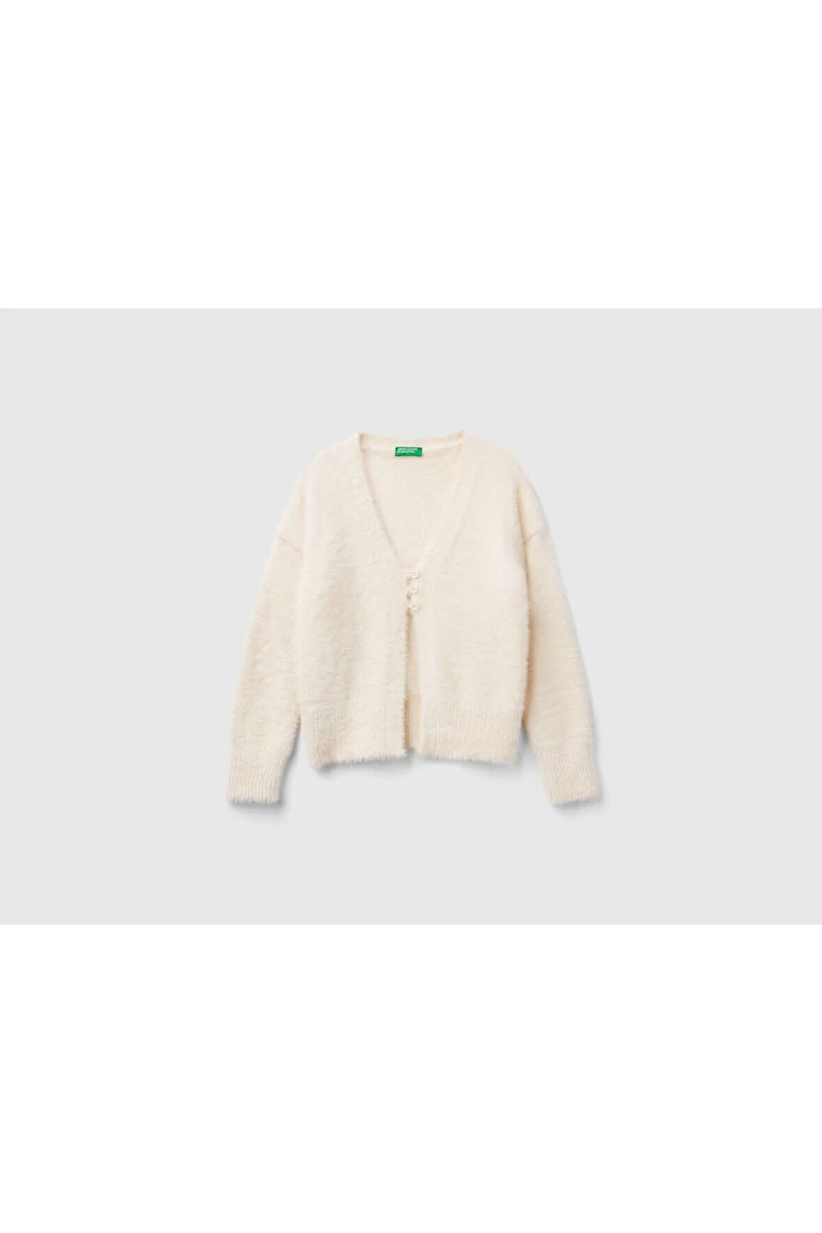 United Colors Of Benetton Kadın / Kız Ekru Hırka (Model Kodu: 124A19Bac601L )