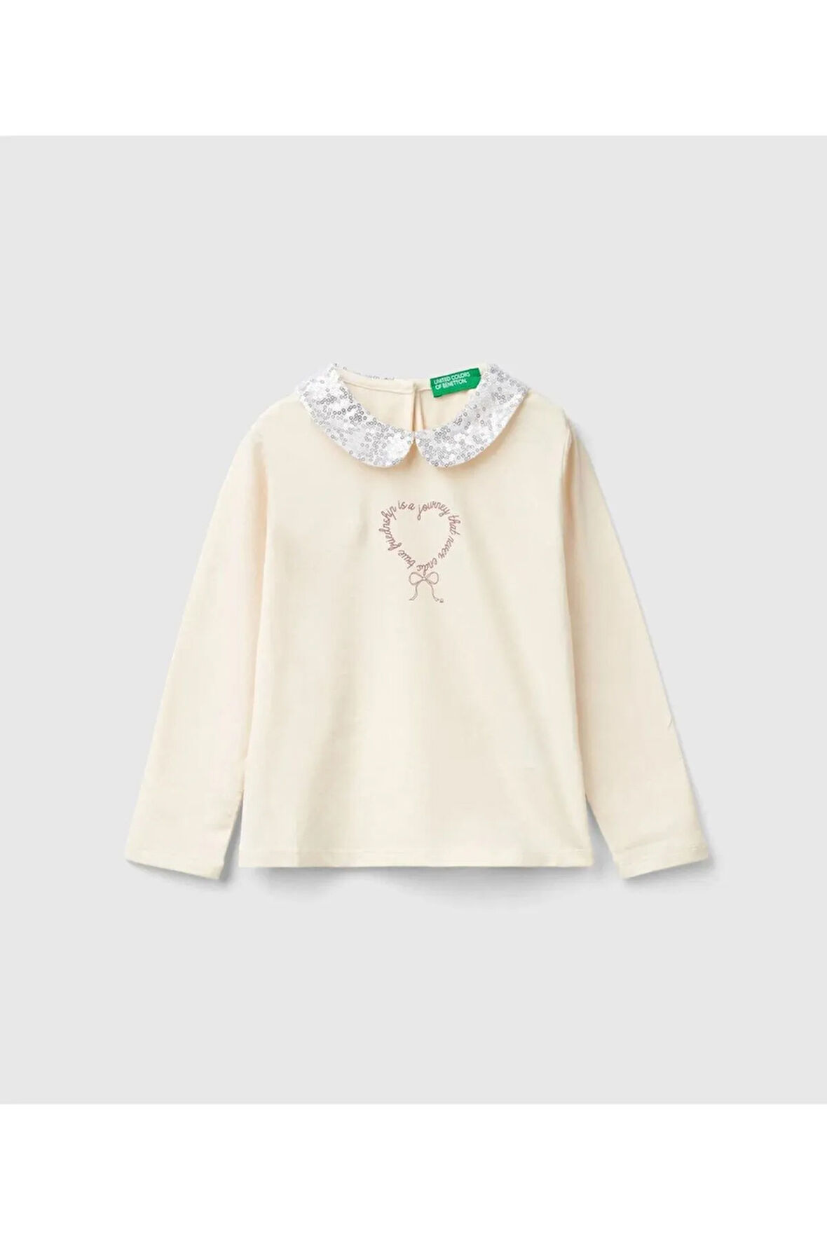 United Colors Of Benetton Kadın / Kız Ekru Kazak (Model Kodu: 3Q8Dg10H2 )