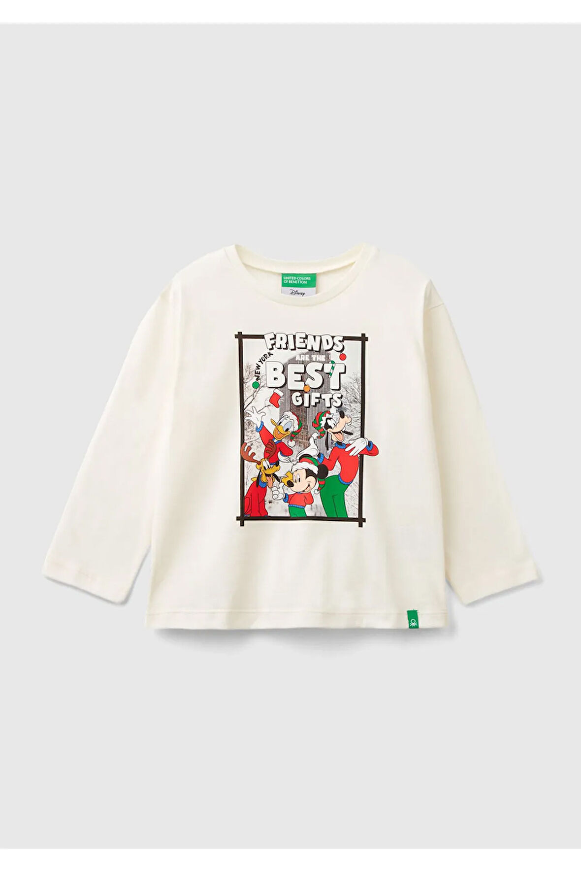 United Colors Of Benetton Erkek Gri Tişört (Model Kodu: 3Atnc10Ku )