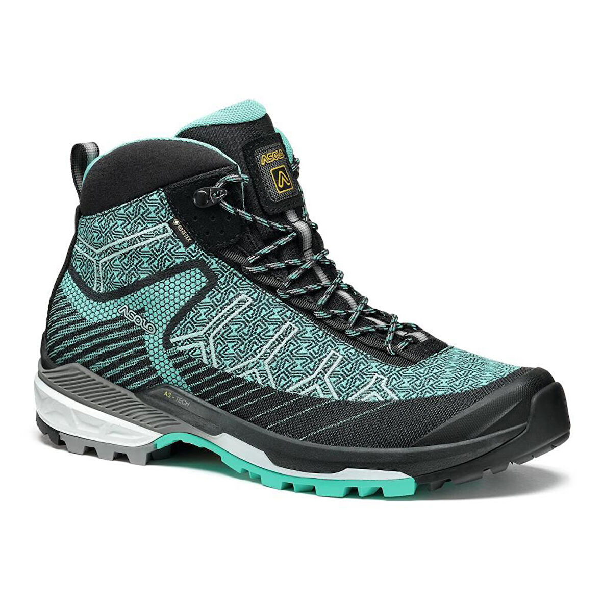 Asolo A40067 00 A559 Falcon Evo Jaquard GV ML Black/Aqua Green Kadın Outdoor Bot
