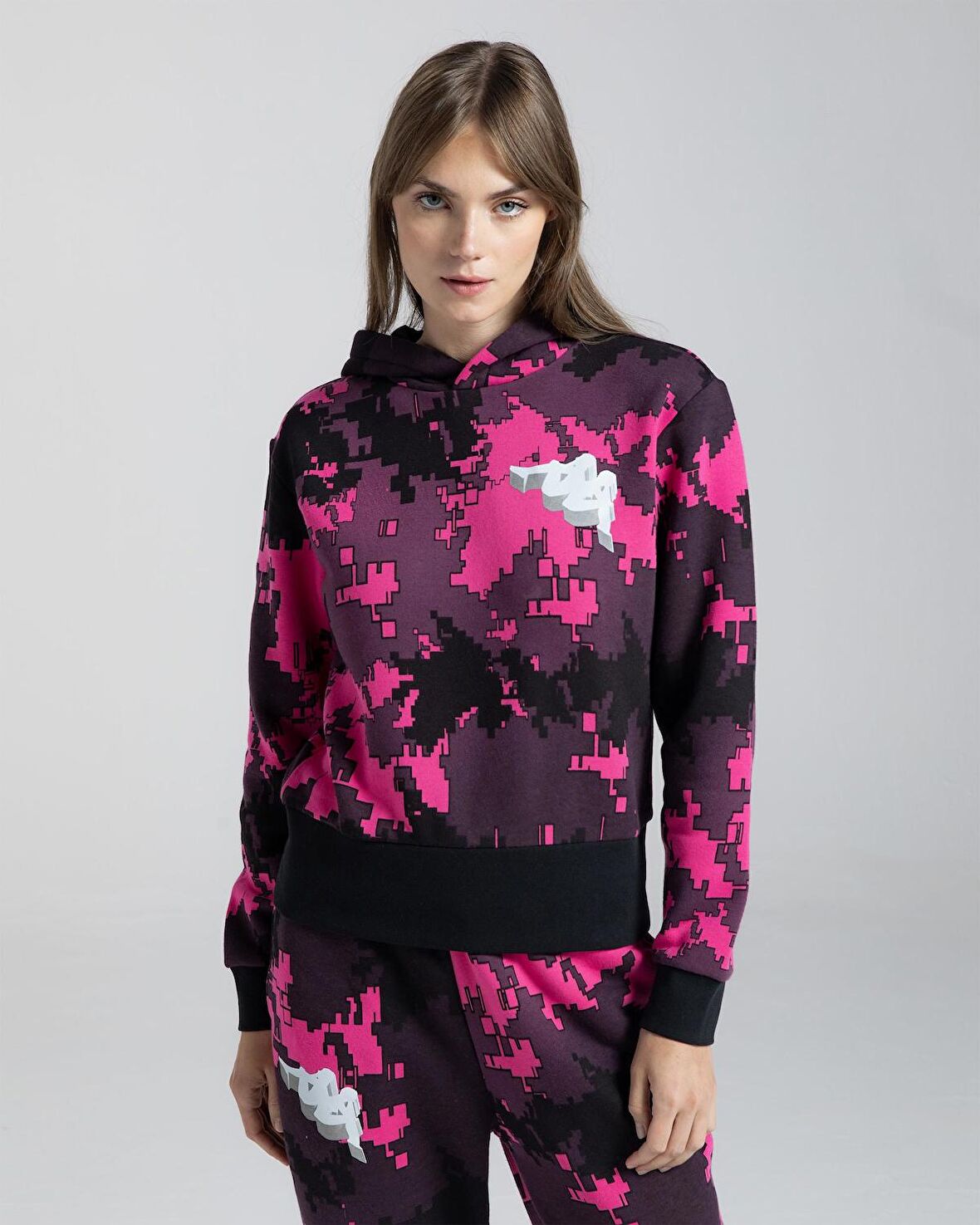 Kappa 351E3FWA23 Authentic Graphik Grace Kadın Sweatshirt