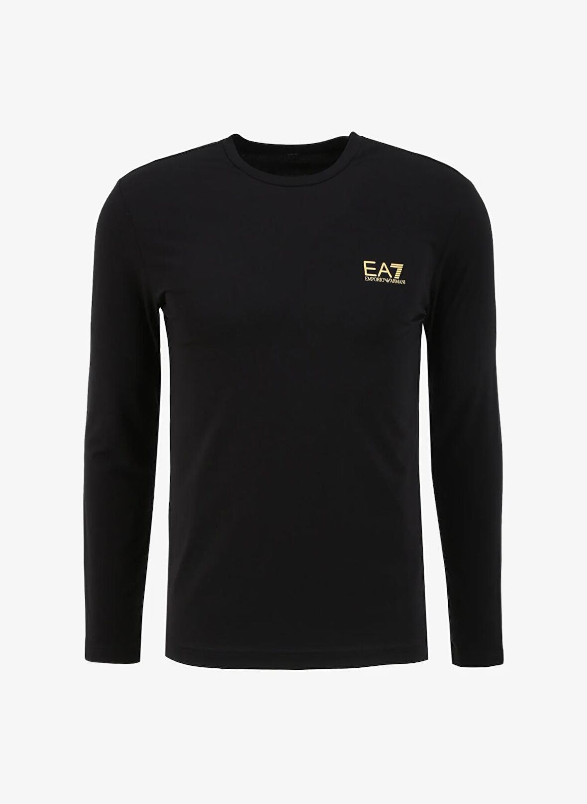 EA7 Bisiklet Yaka Siyah Erkek T-Shirt 8NPT55PJM5Z