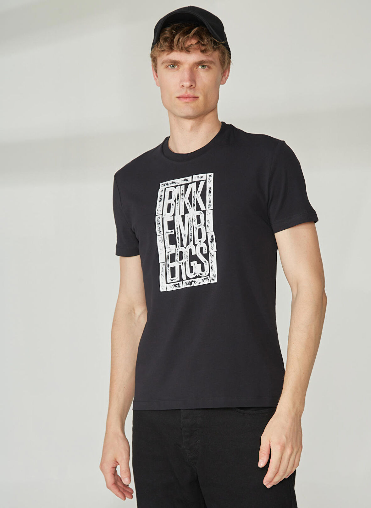 Bikkembergs Siyah Erkek T-Shirt C 4 101 2V