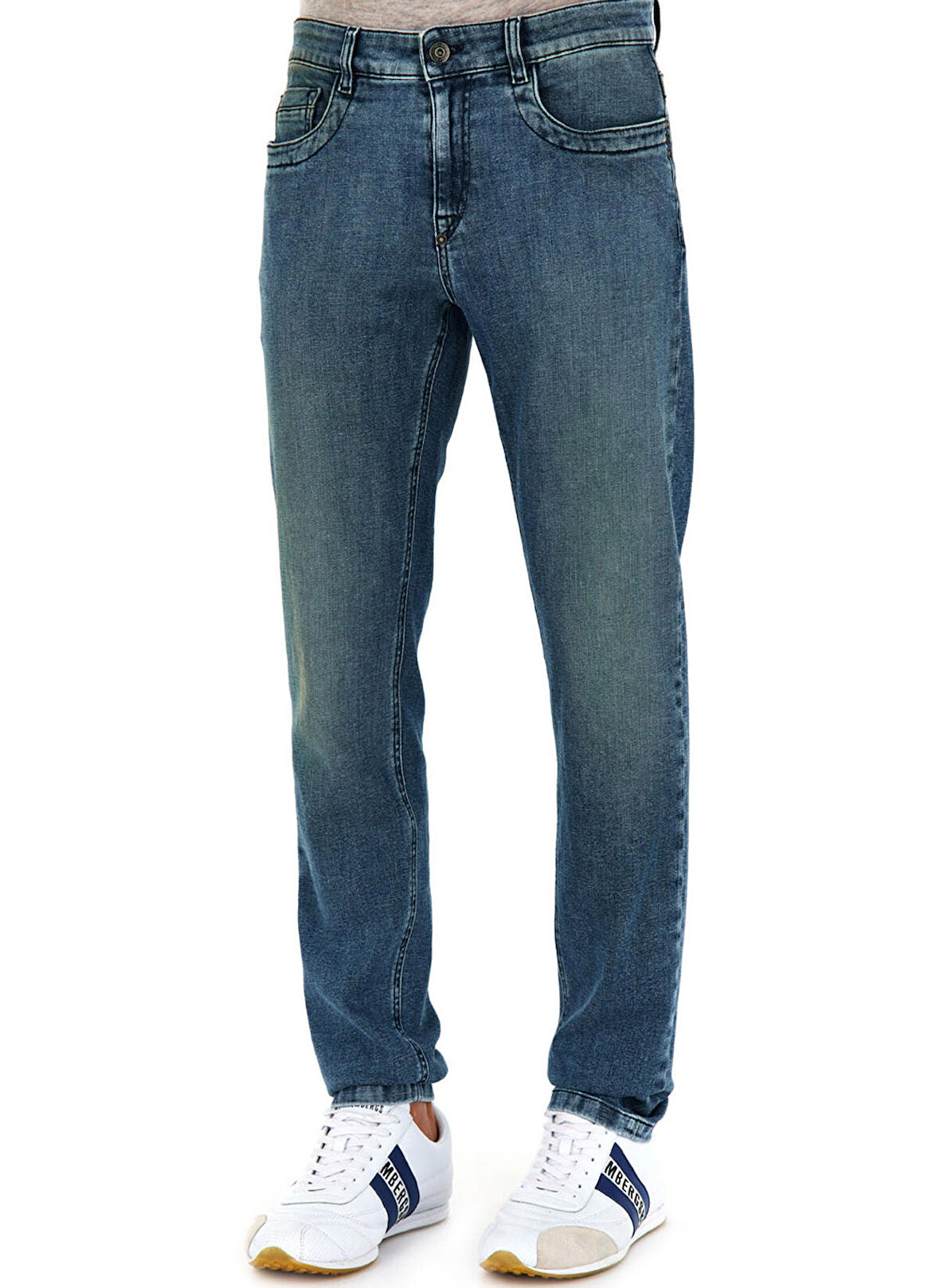 Bikkembergs Mavi Erkek Denim Pantolon C Q 101 1V