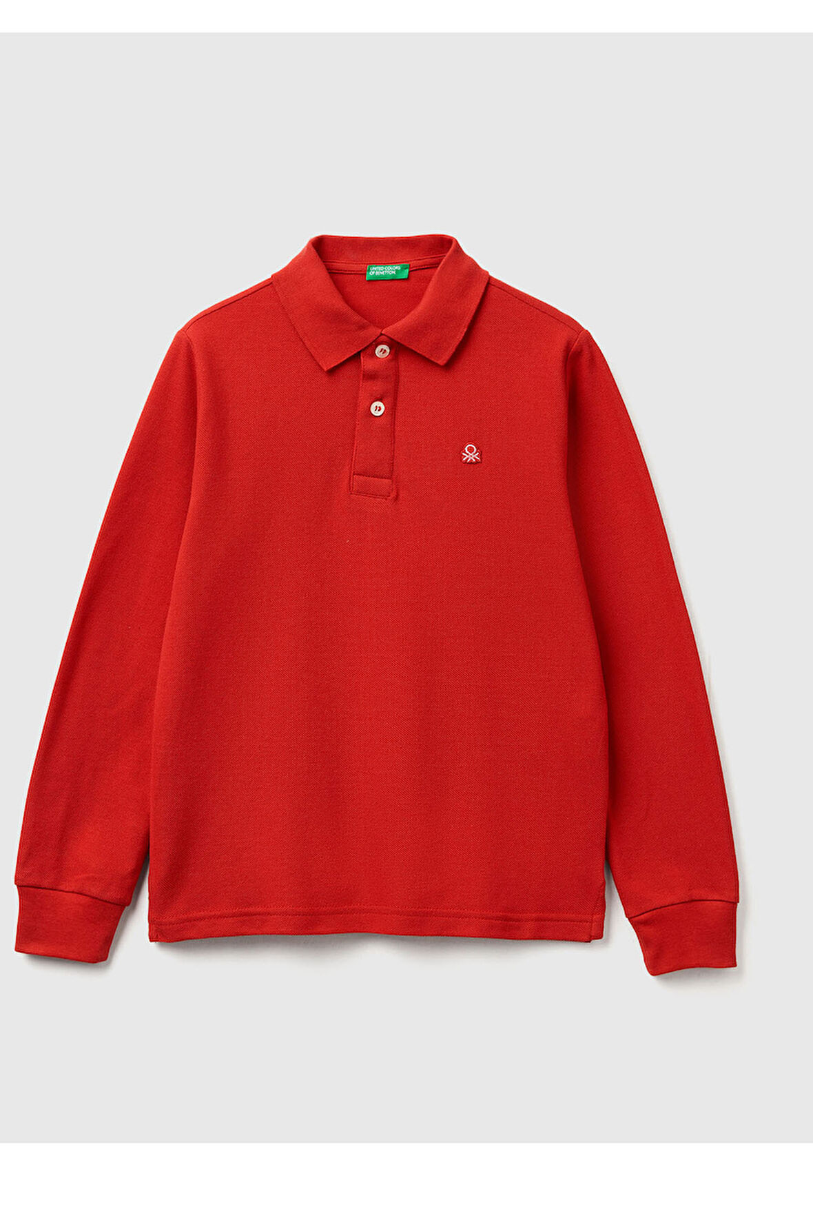 Erkek Çocuk Kırmızı Logolu Polo T-Shirt