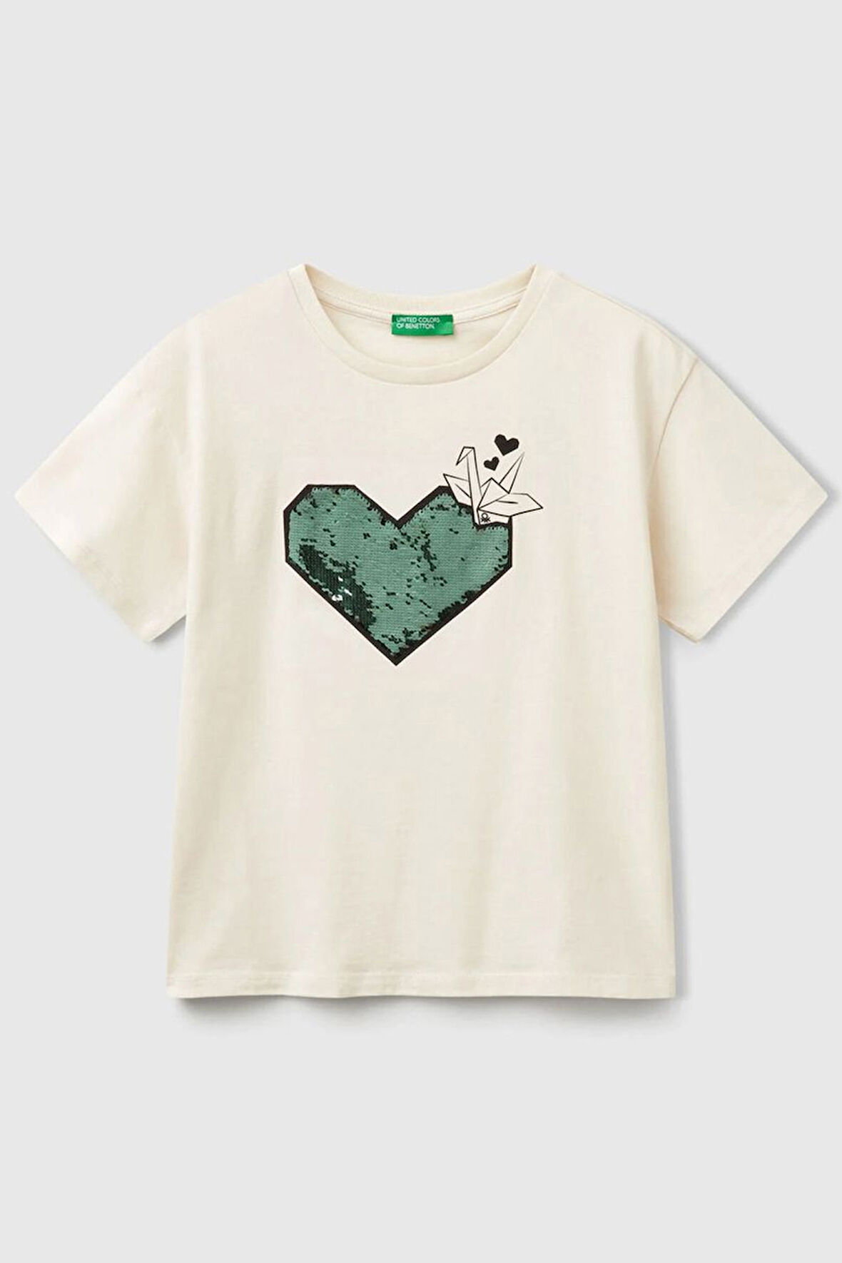 United Colors Of Benetton Kız Çocuk T Shirt 3I1XC10NY