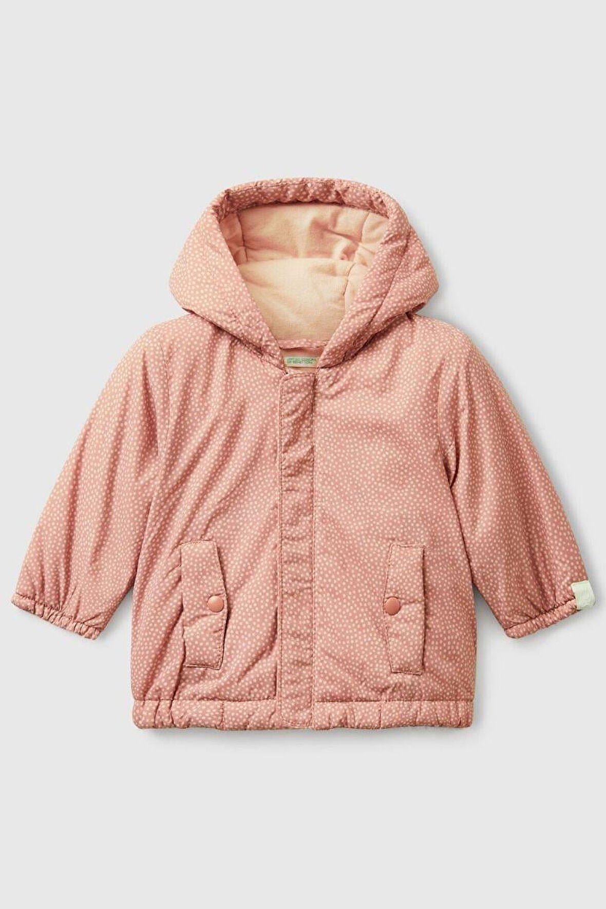United Colors of Benetton Kız Bebek 2TMRAN00T-25K Yağmurluk Pembe