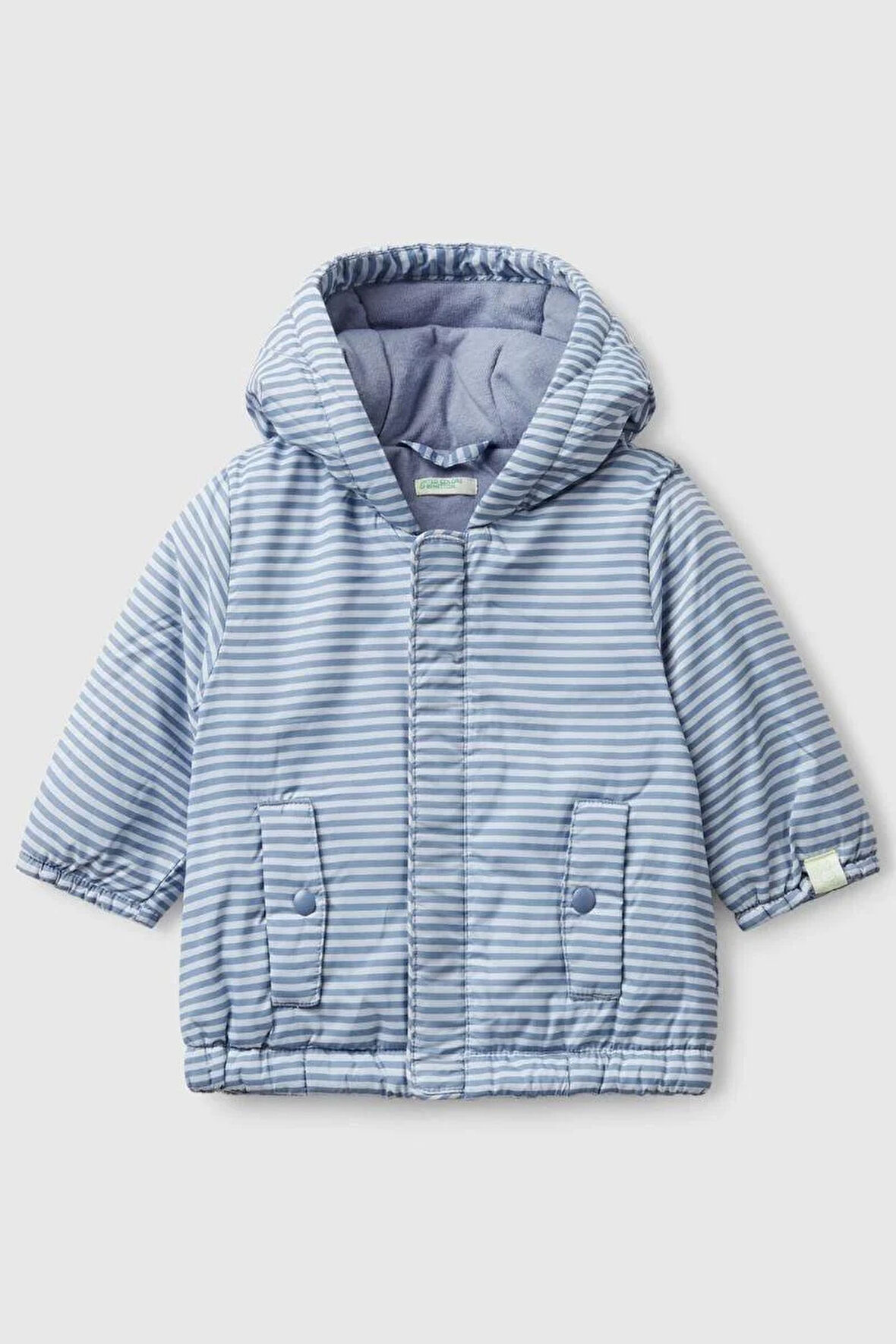 United Colors of Benetton Erkek Bebek 2TMRAN00T-25K Yağmurluk Mavi